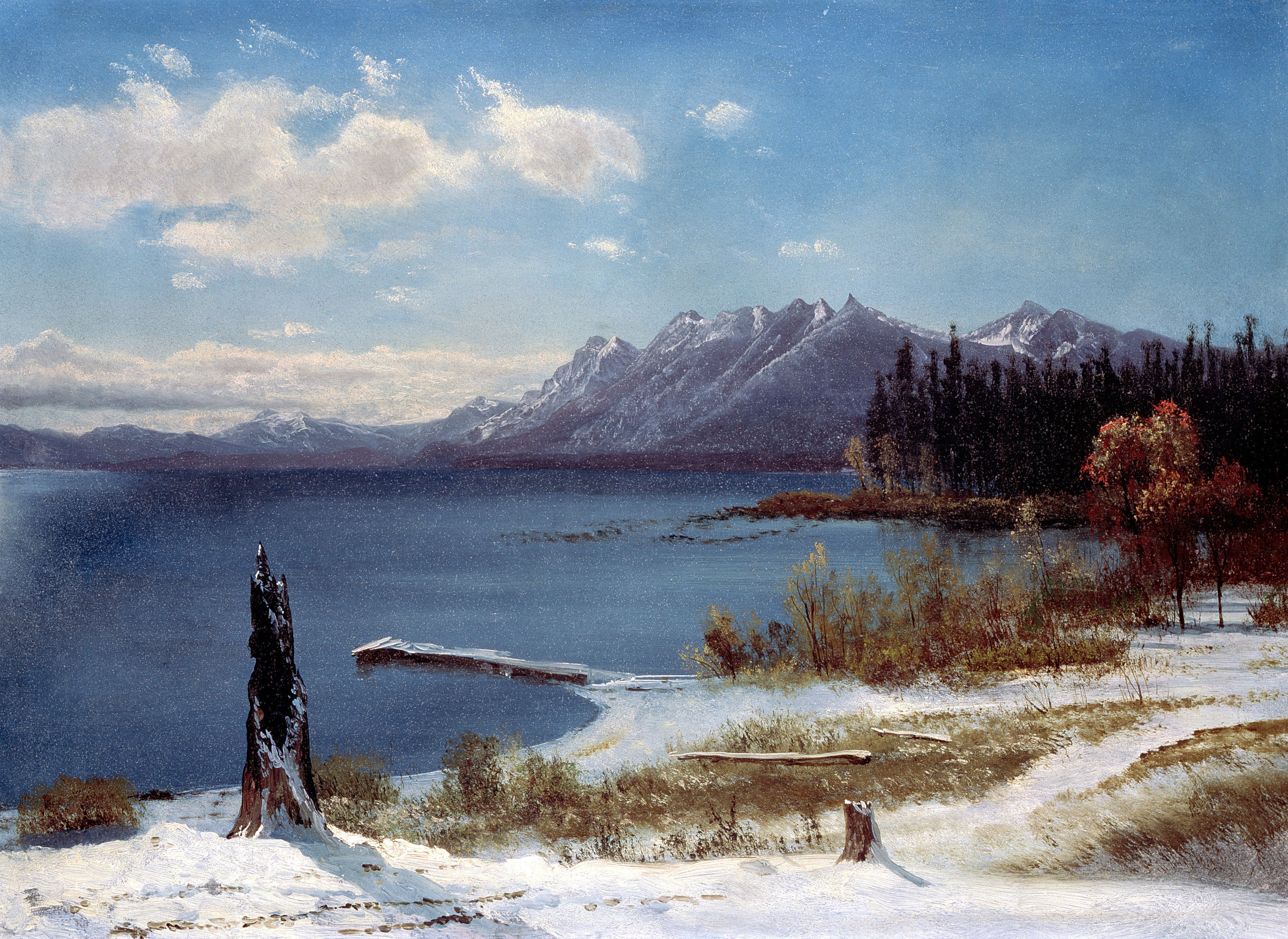 Lac Tahoe - Albert Bierstadt