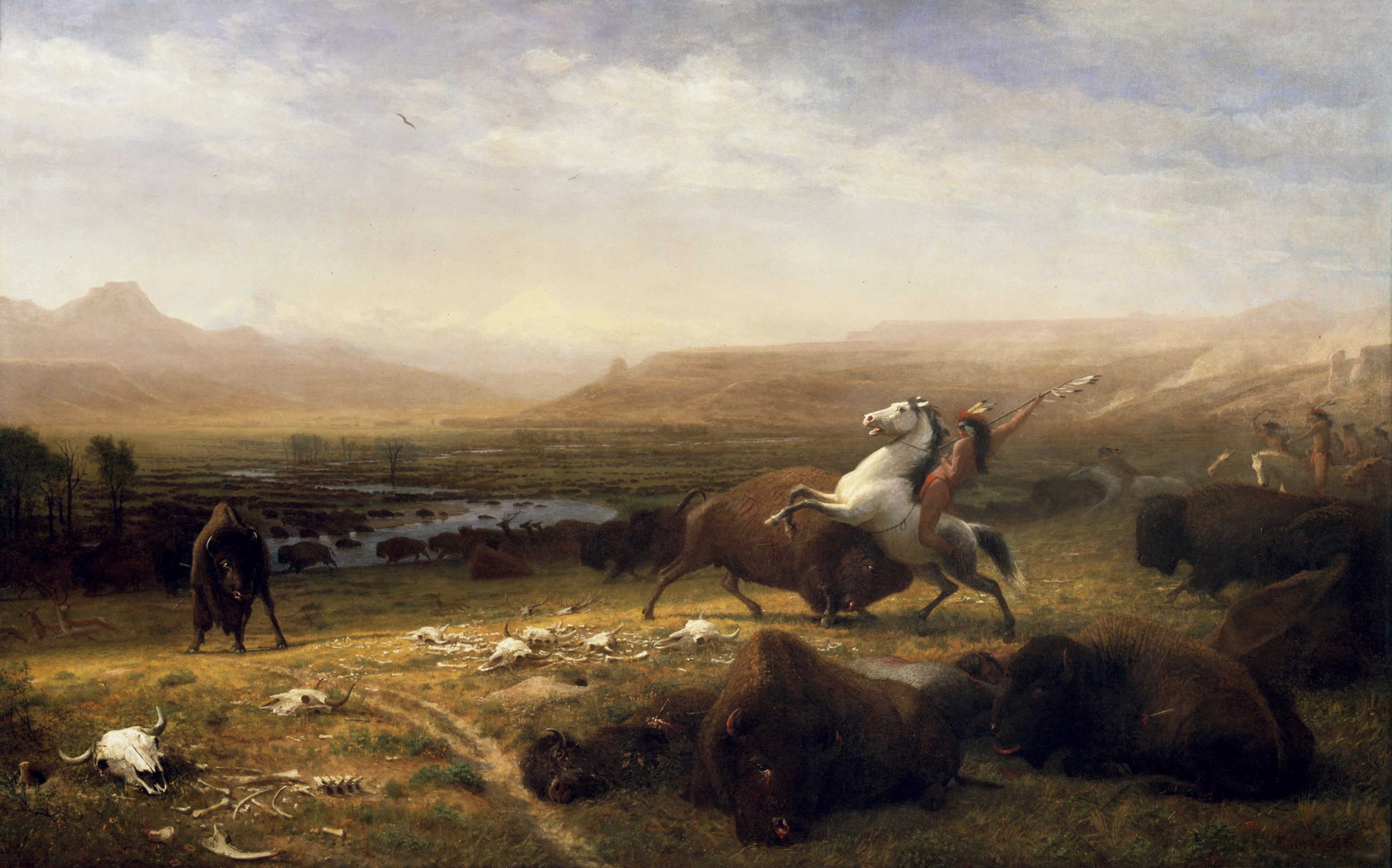 Le Dernier des Buffles 2.60 - Albert Bierstadt