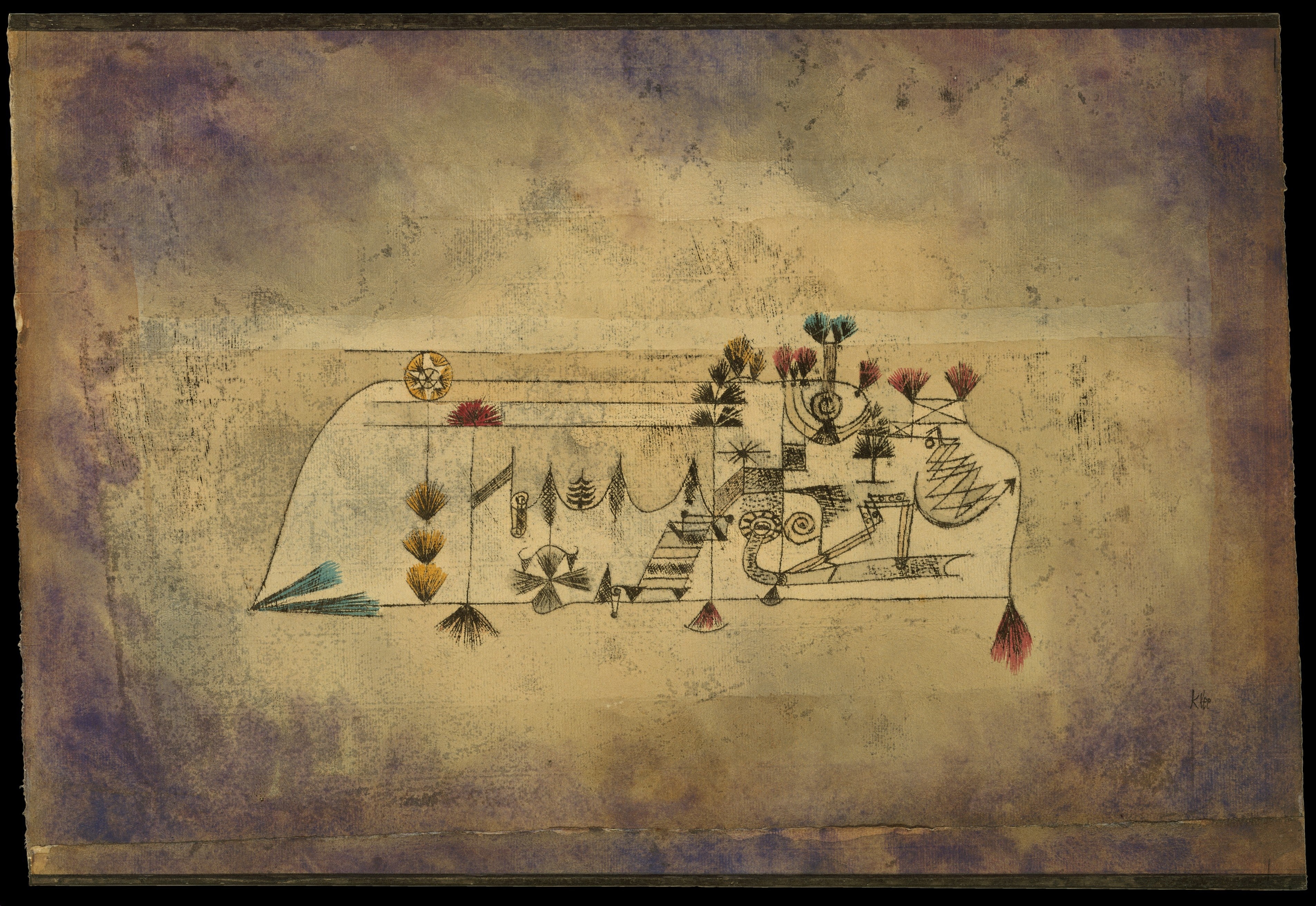 Toussaint'ın Ruhları Tablosu - Paul Klee