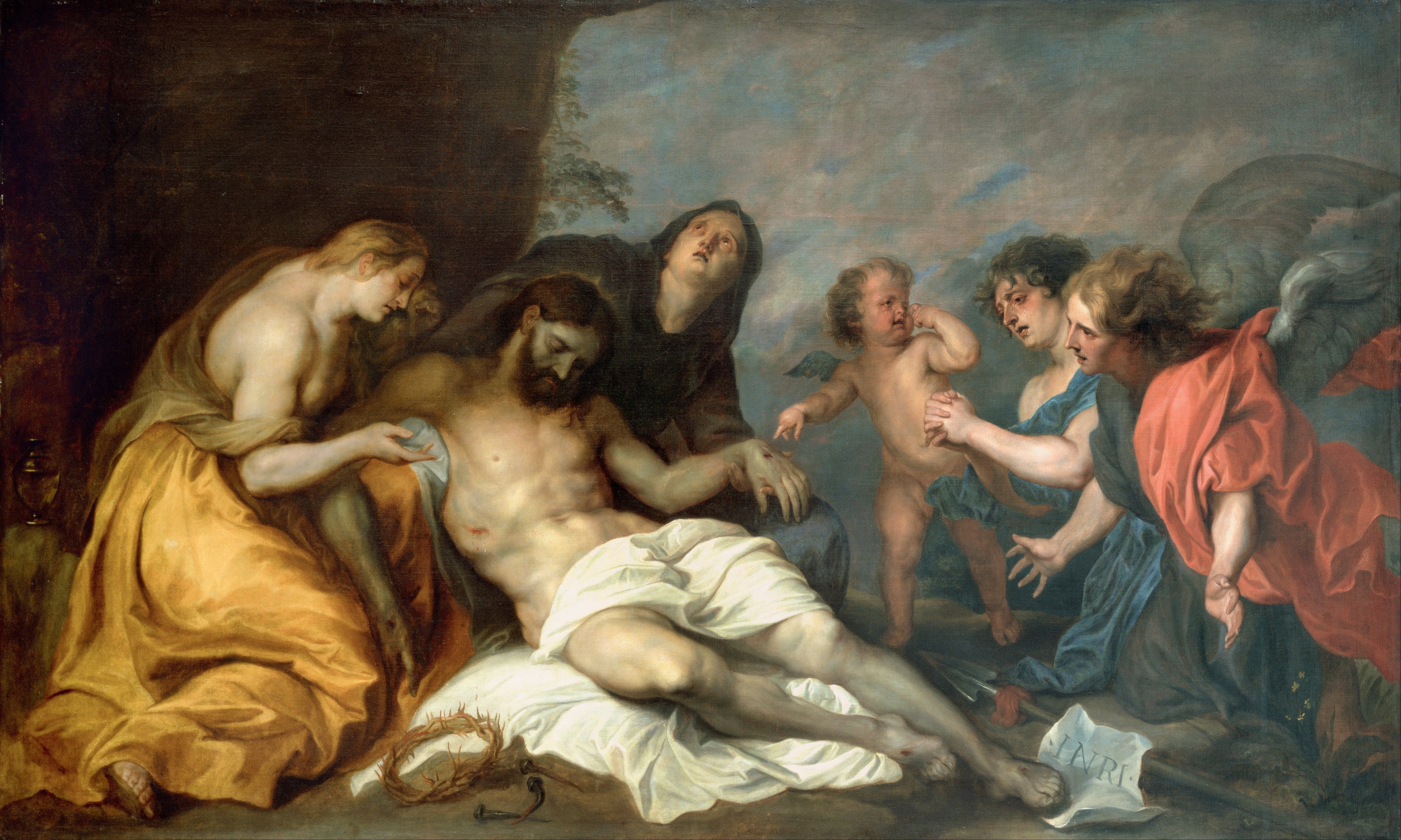 Lamentation sur le Christ mort - Antoine van Dyck