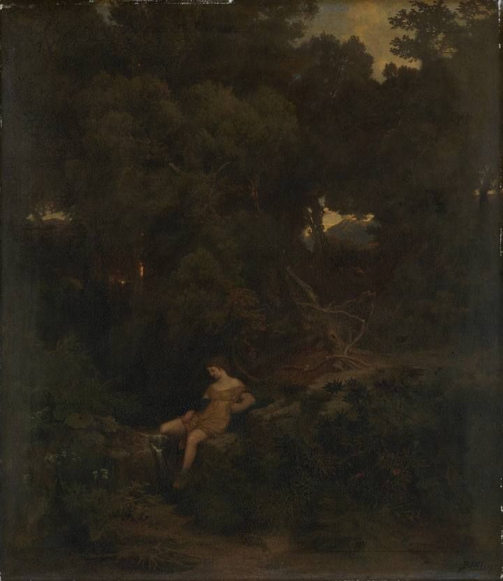 Nymphe à la source - Arnold Böcklin