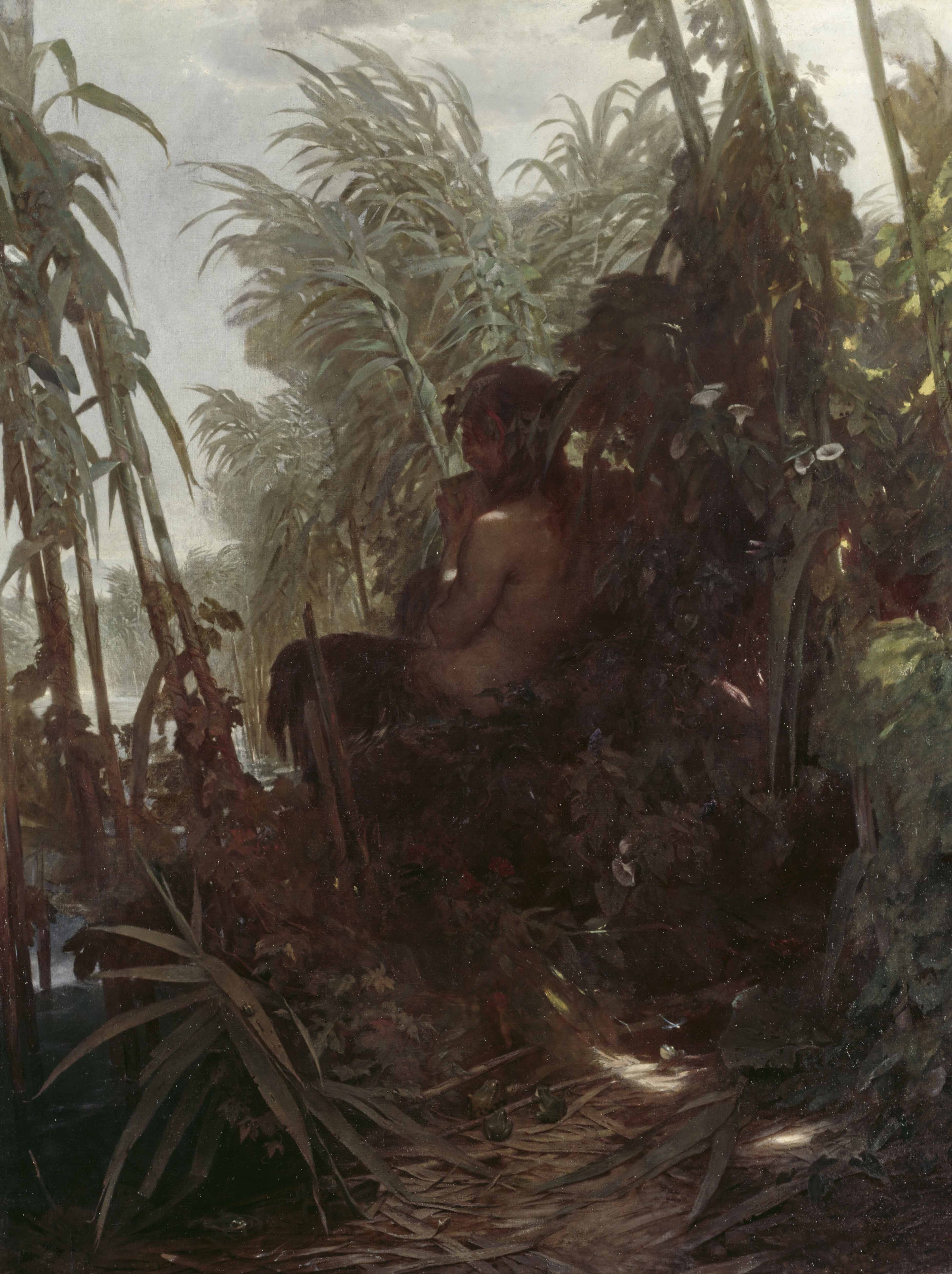 Pan dans le roseau - Arnold Böcklin
