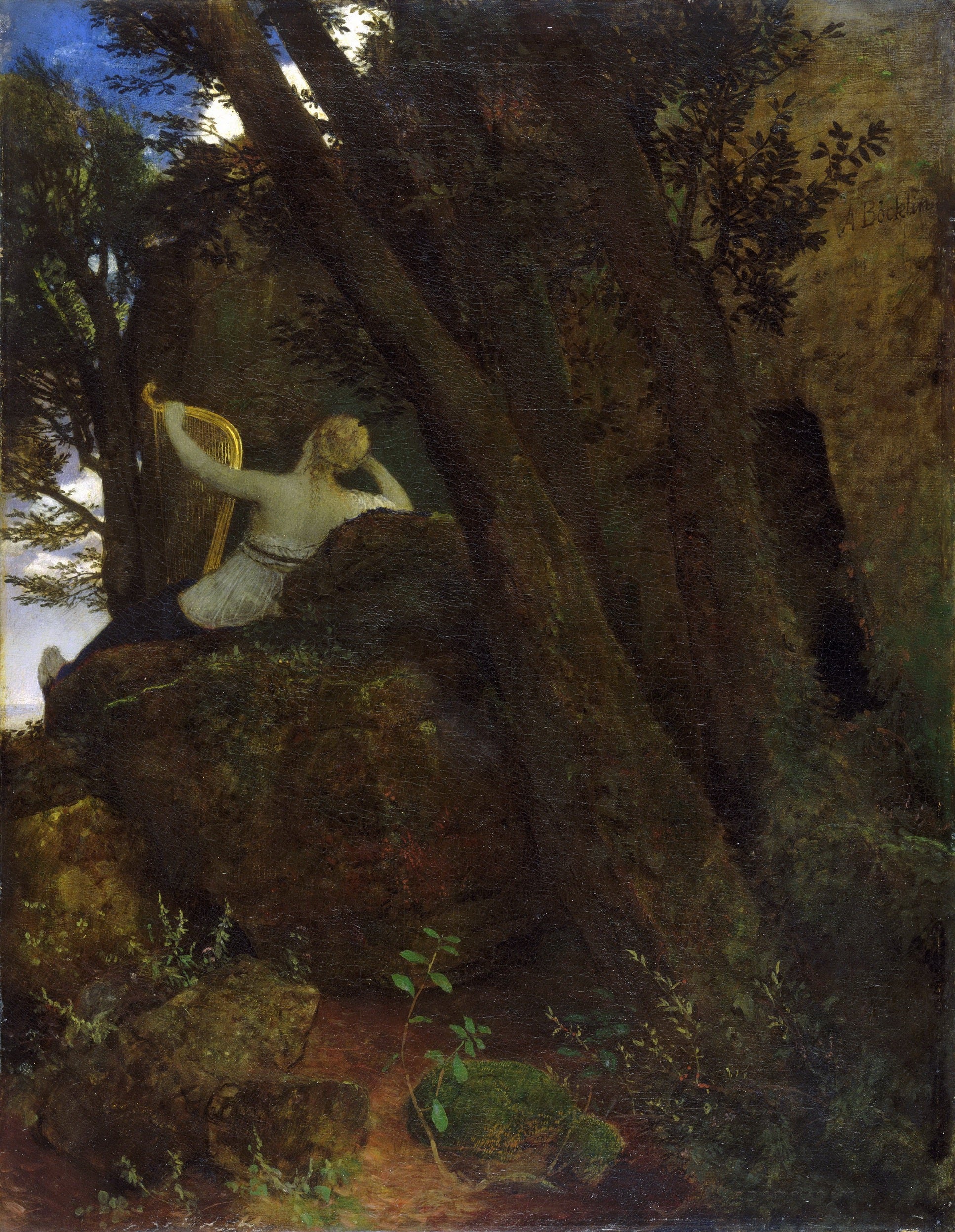 Sapho - Arnold Böcklin