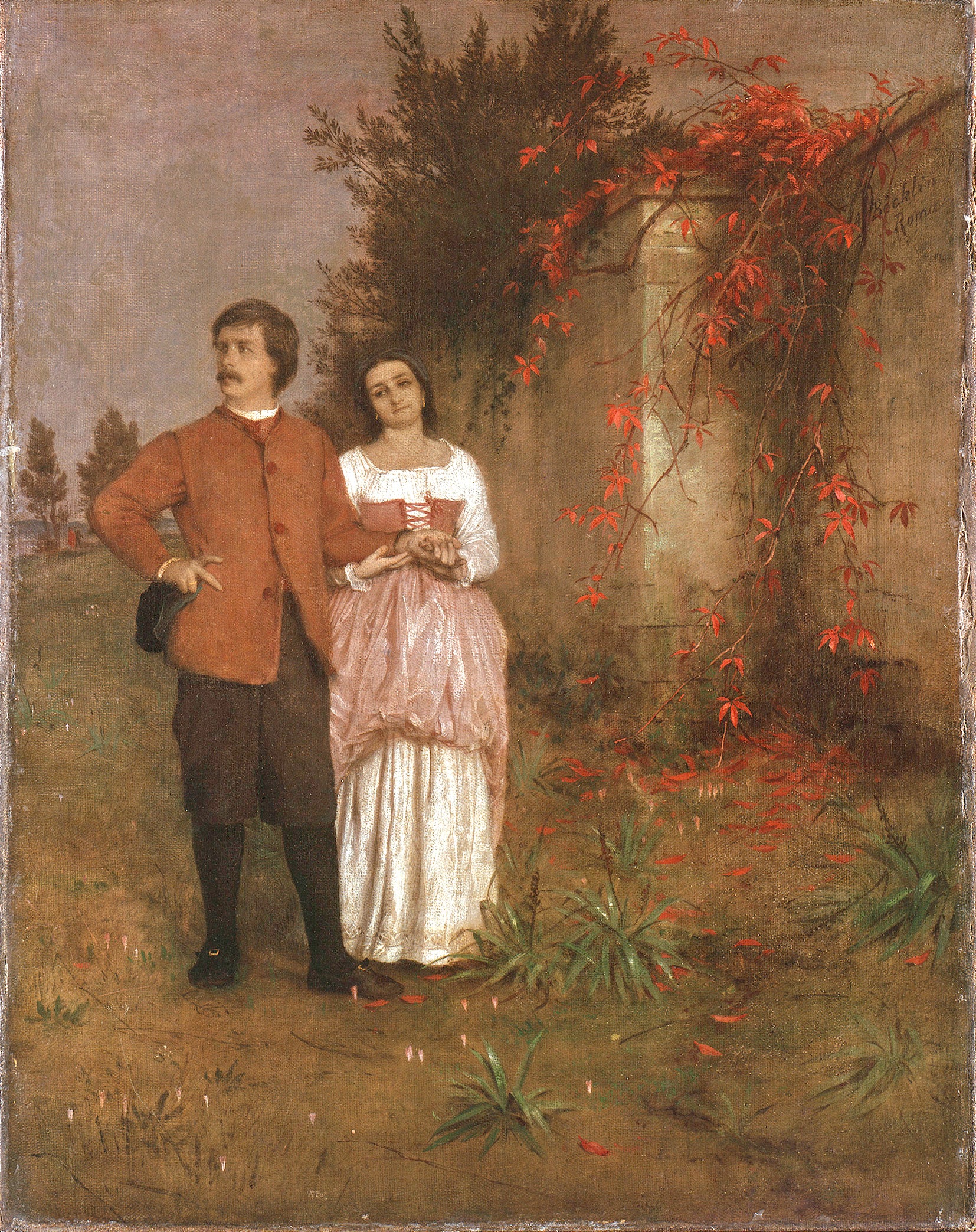 L'artiste et sa femme - Arnold Böcklin
