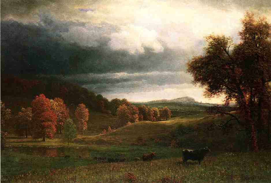 Paysage d'automne, Les Catskills - Albert Bierstadt