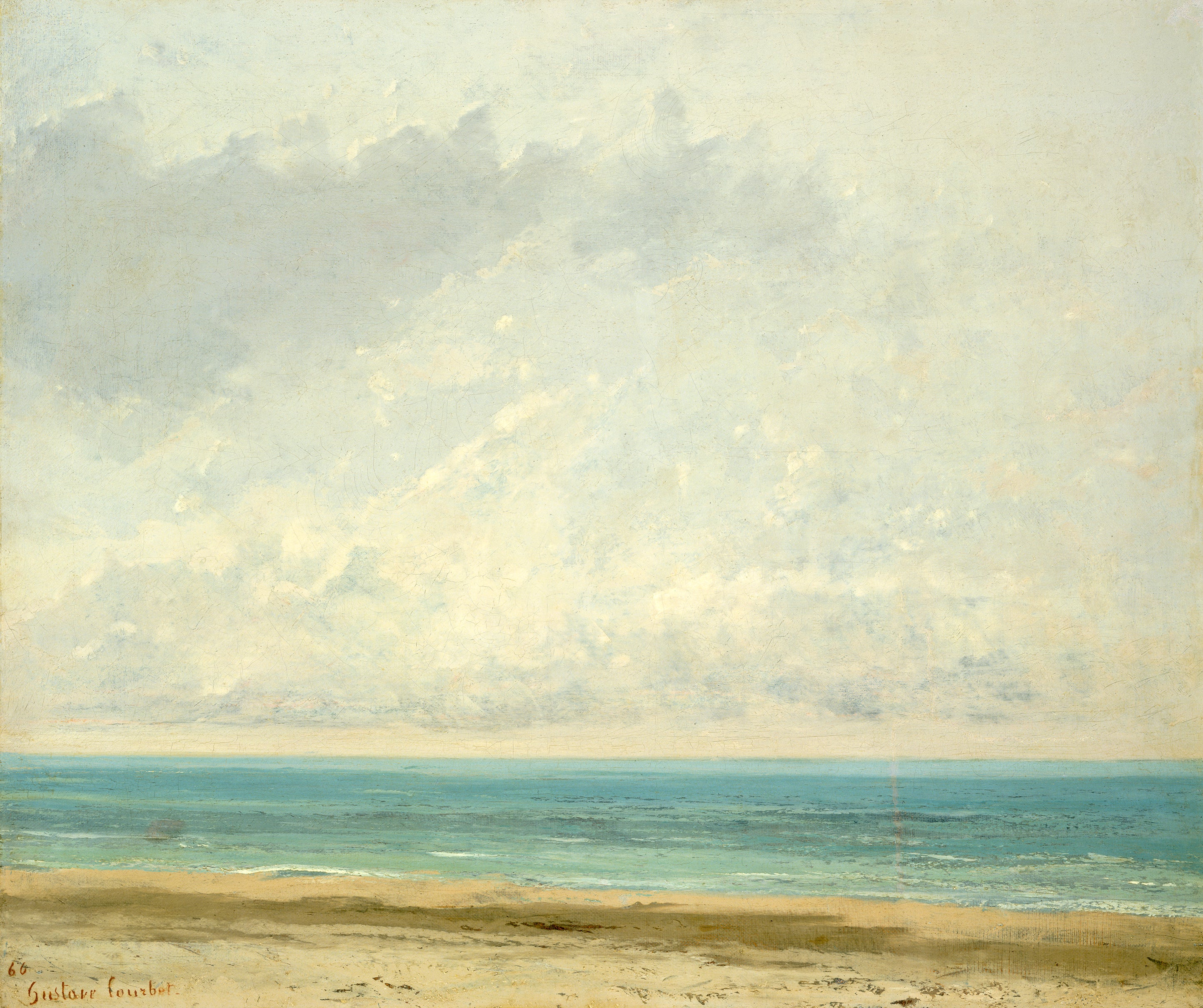 Mer calme - Gustave Courbet