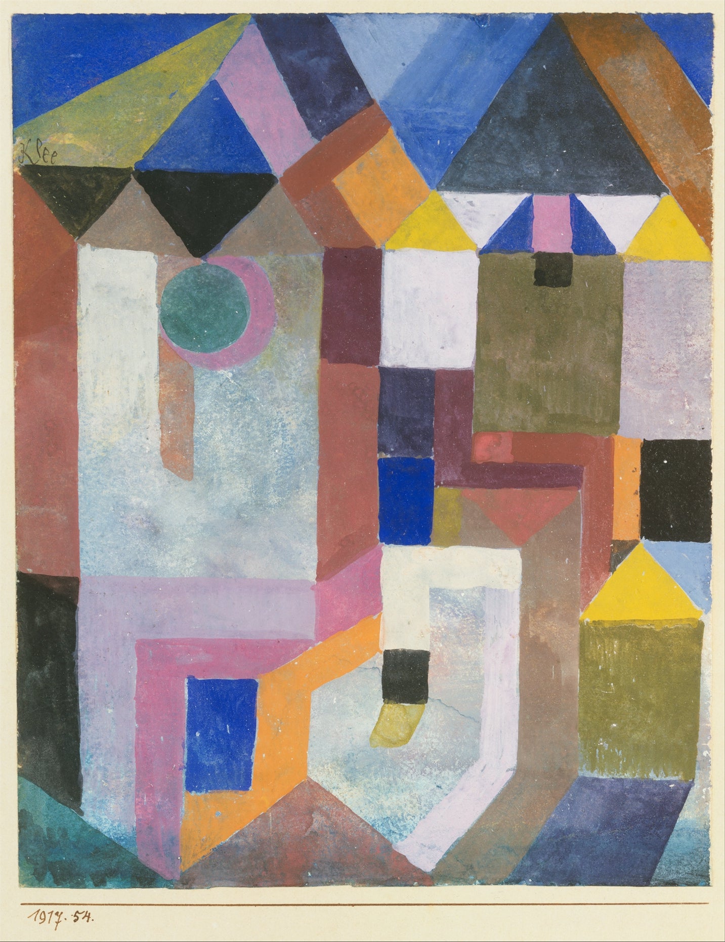 Renkli Mimari - Paul Klee
