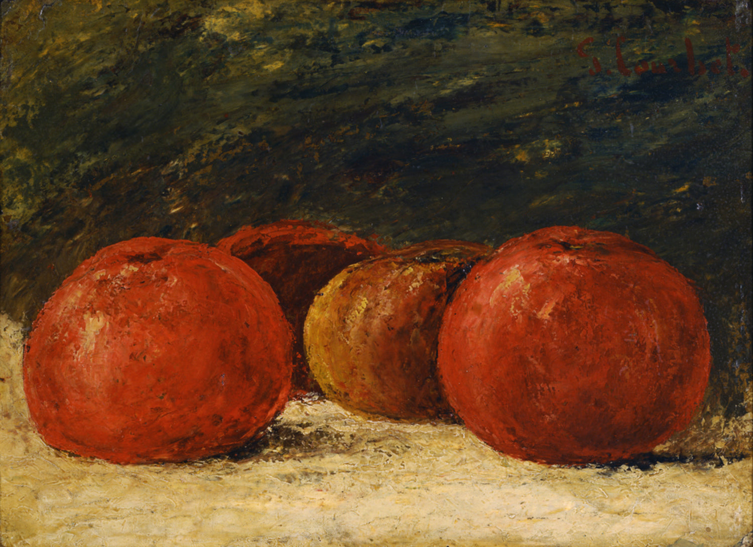 Pommes - Gustave Courbet