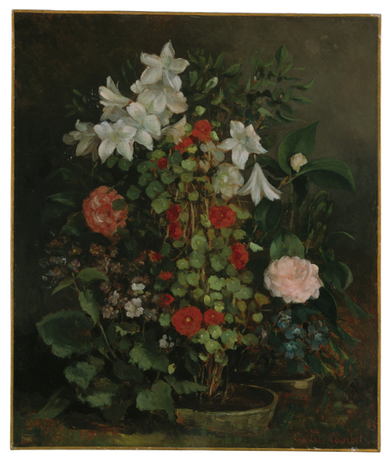 Nature morte aux fleurs - Gustave Courbet