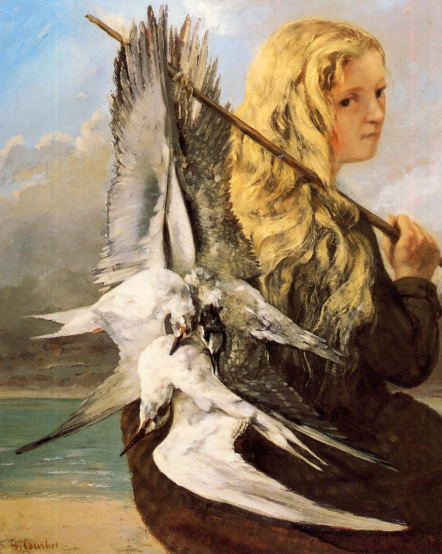La Fille aux mouettes, Trouville - Gustave Courbet