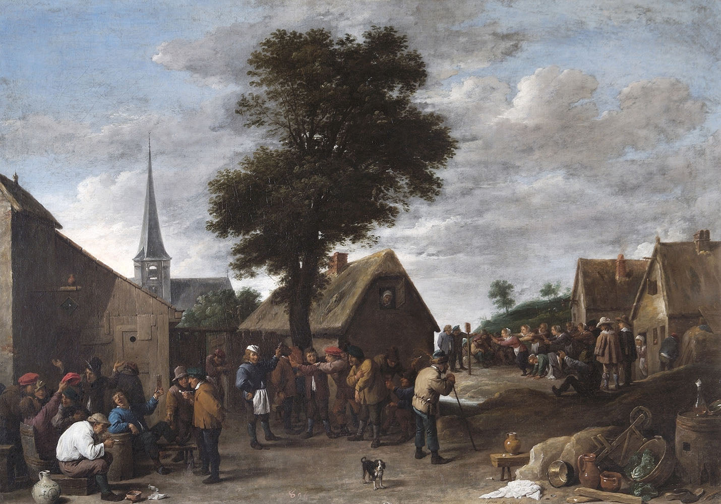 Fête du village flamand - David Teniers le Jeune