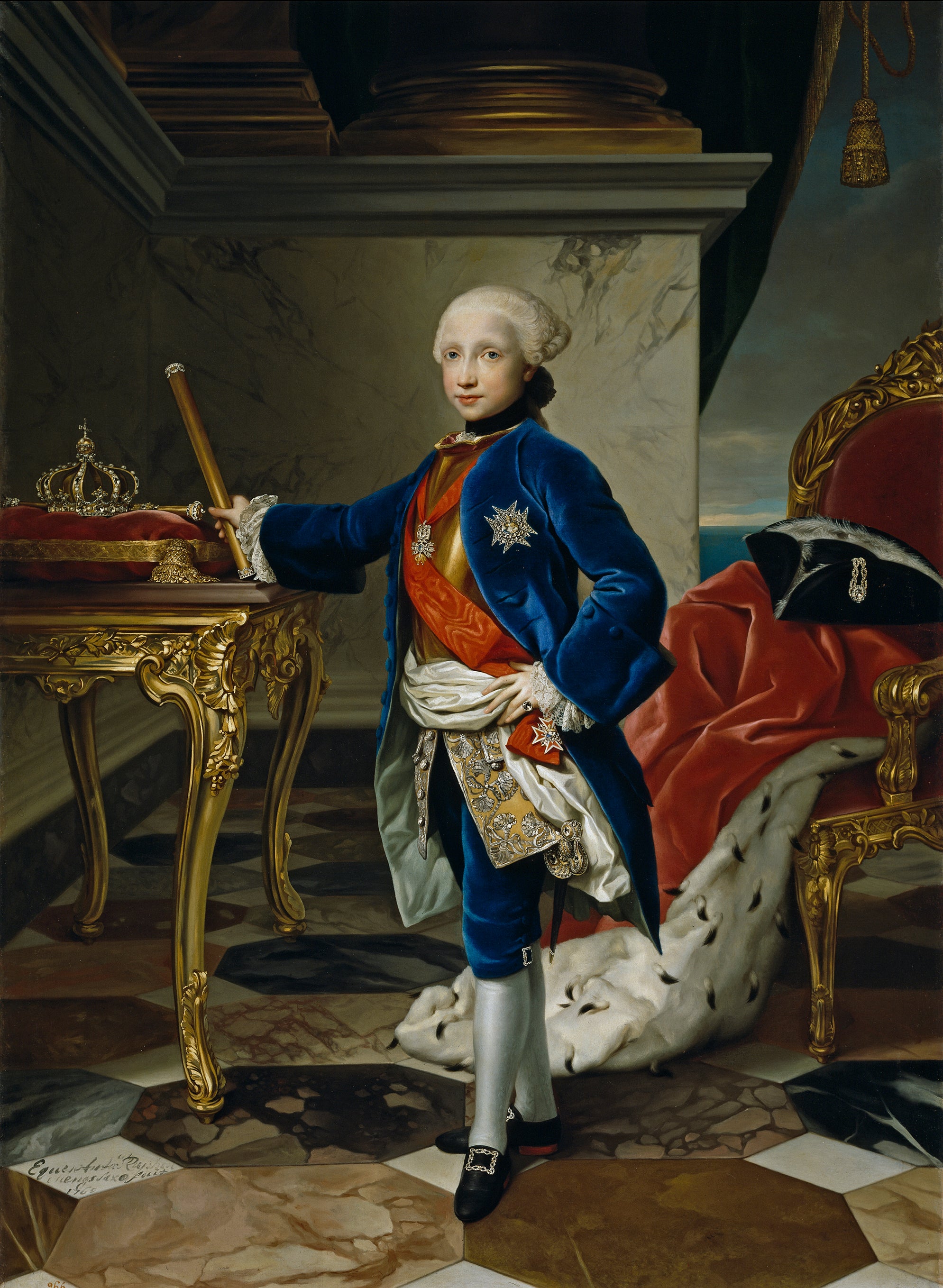 Ferdinand IV, roi de Naples - Anton Raphael Mengs