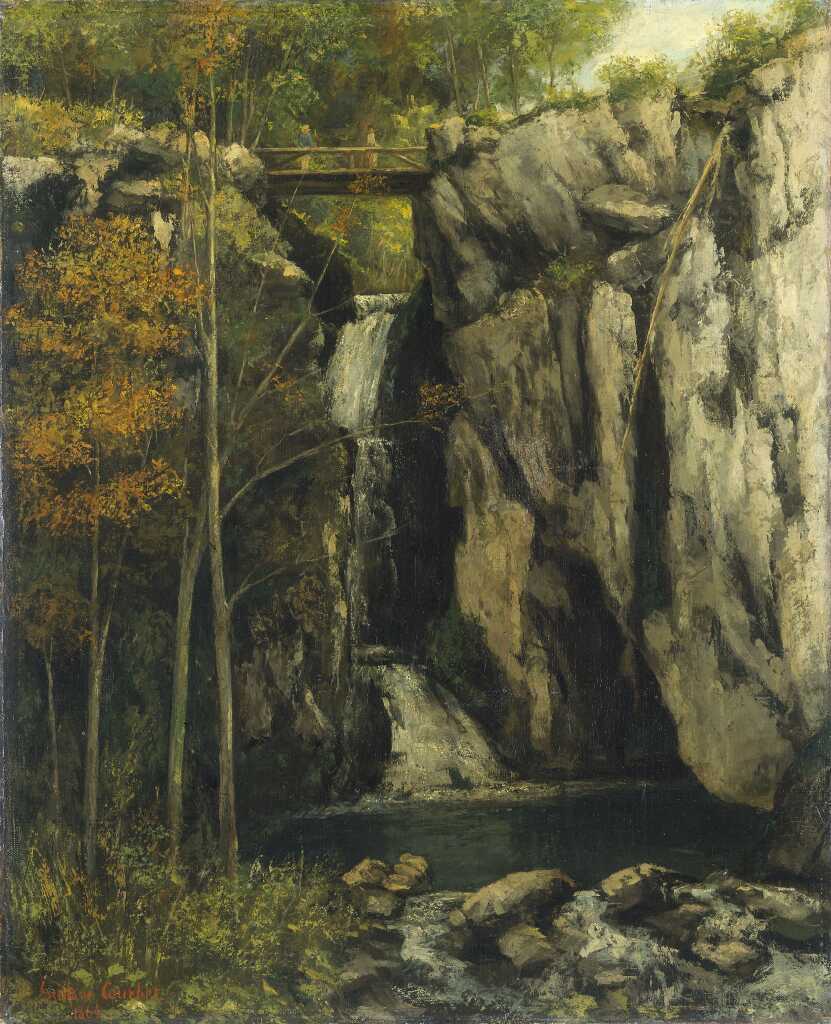 Le Gour de Conche - Gustave Courbet