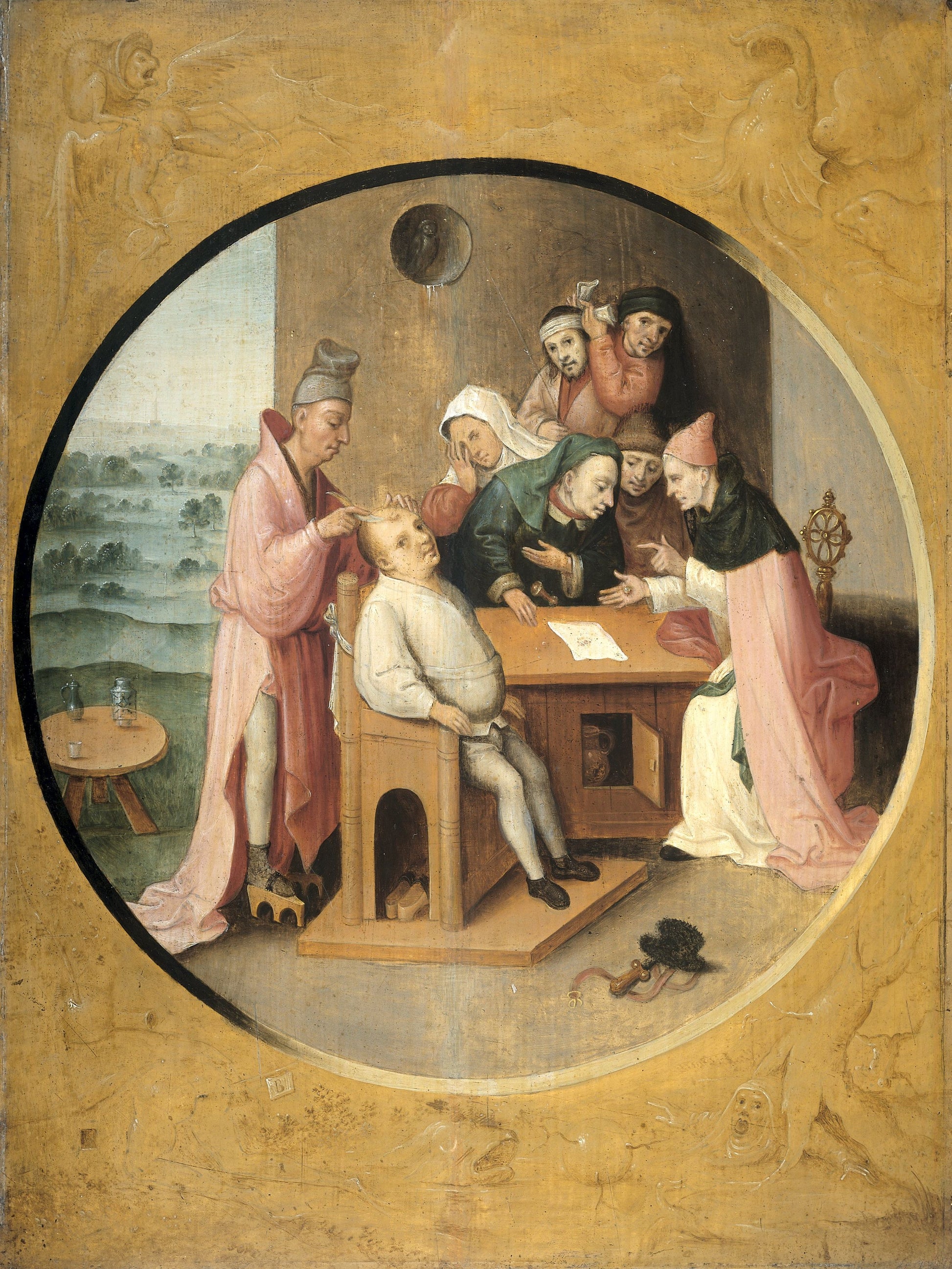 Delilik Taşı'nın Çıkarılması - Hieronymus Bosch