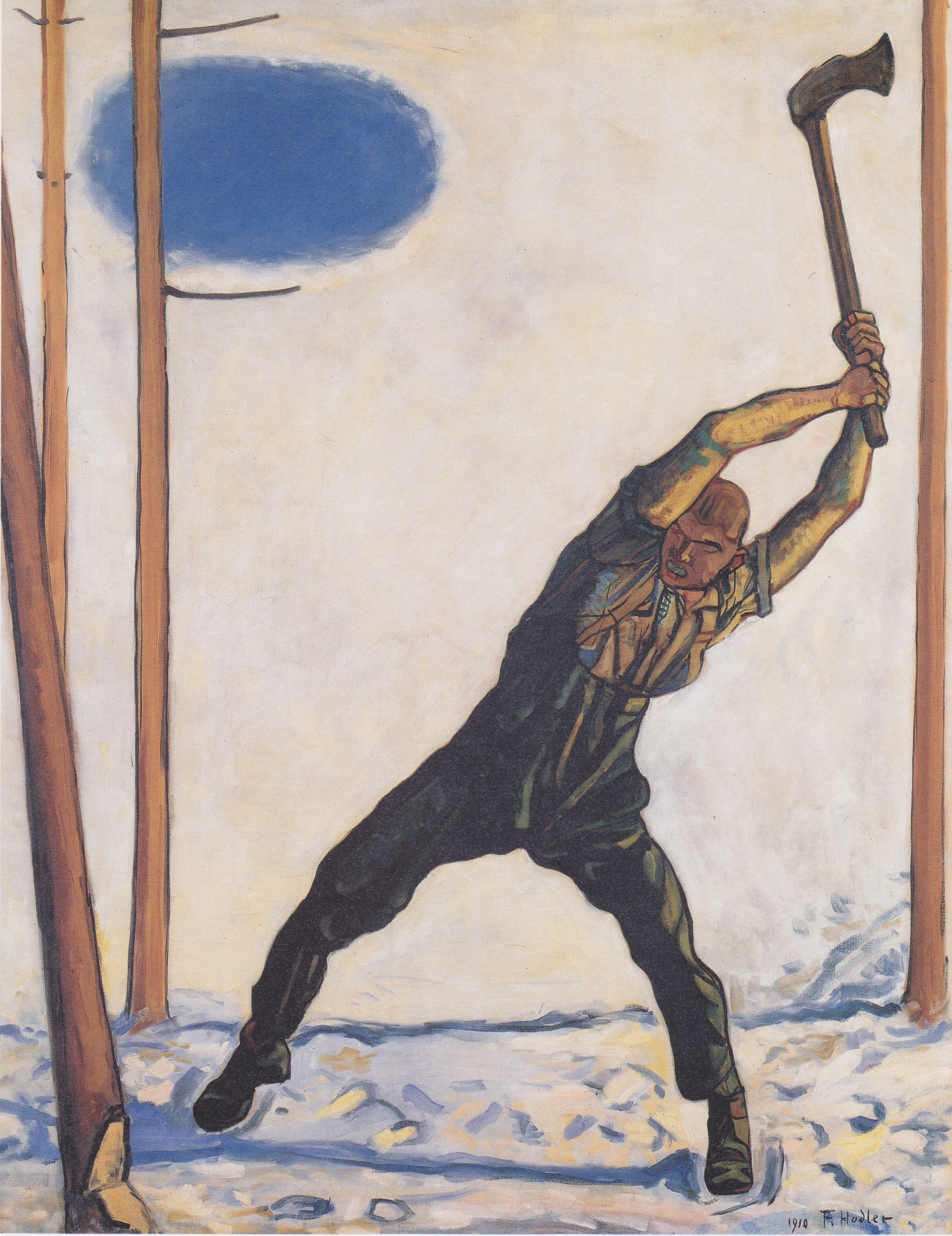 Le bûcheron - Ferdinand Hodler