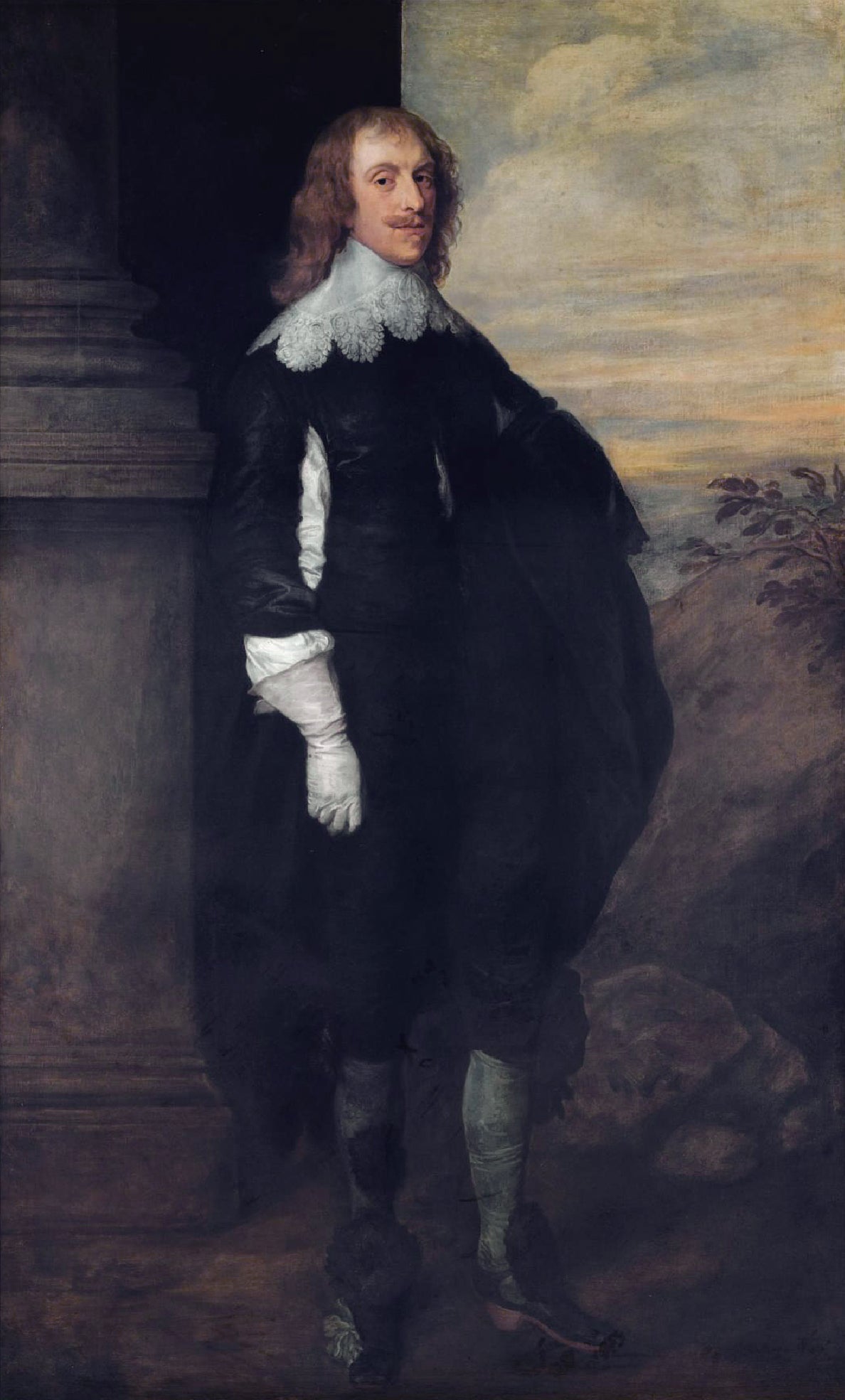 Portrait de James Hay, 2e comte de Carlisle (vers 1612-1660) - Antoine van Dyck