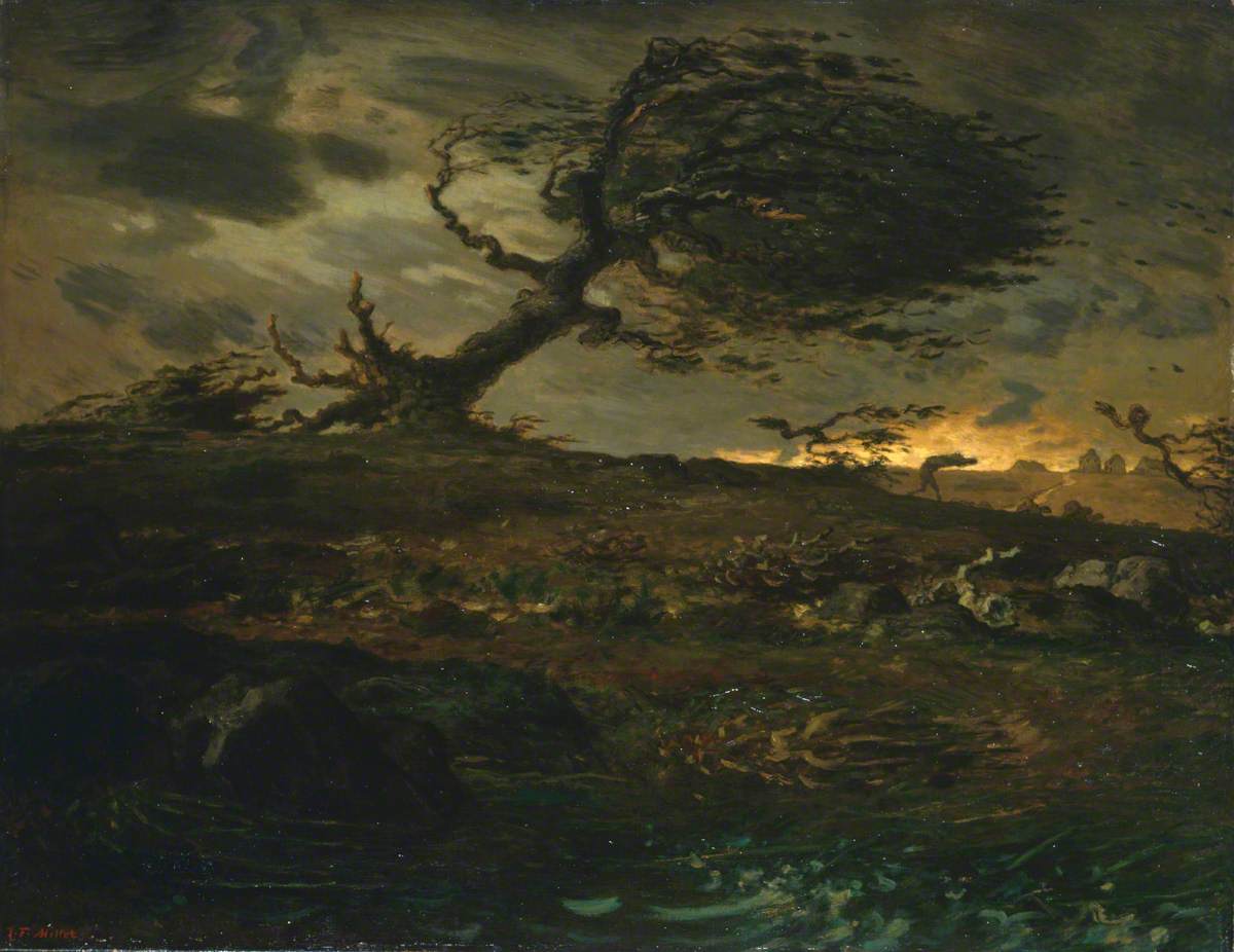 Coup de vent - Jean-François Millet