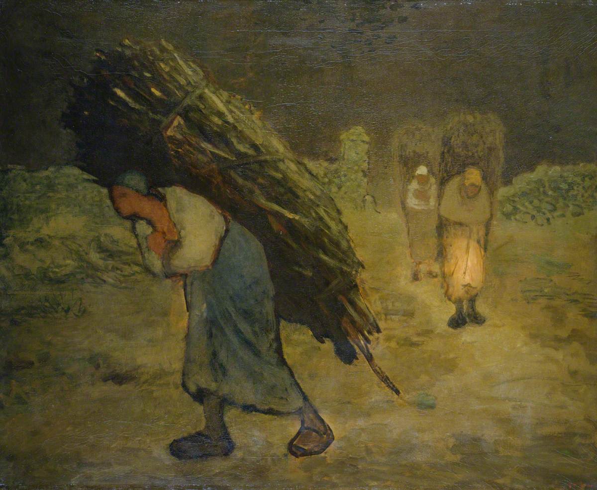 Hiver, les ramasseurs de pédés - Jean-François Millet