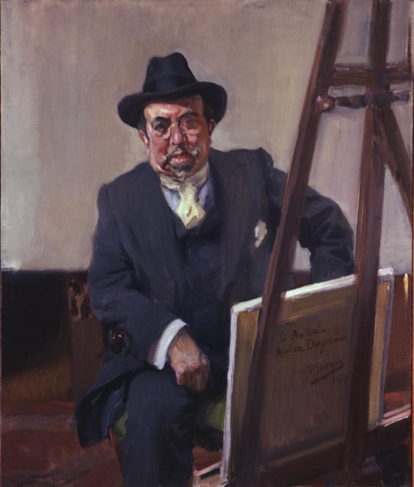 Reproduction du tableau « Antonio Muñoz Degrain - Joaquín Sorolla » par Alpha Reproduction en peinture à l’huile
