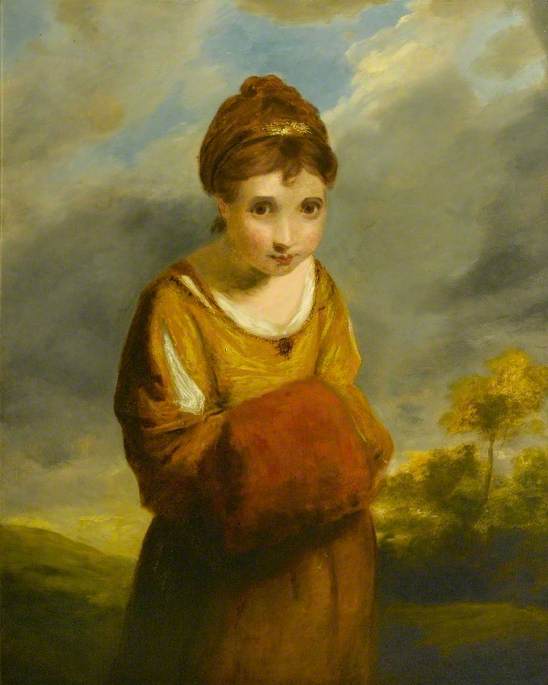 Une fille aux fraises - Joshua Reynolds