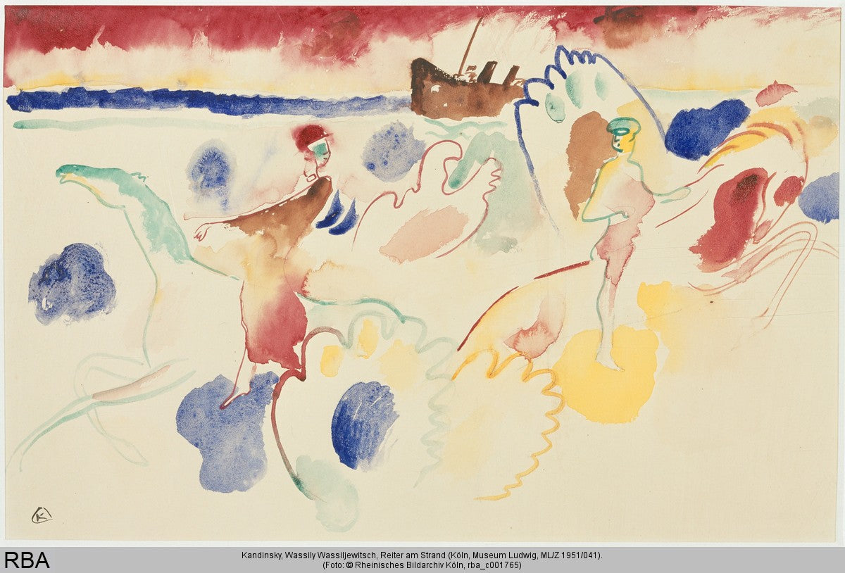 Reproduction du tableau « Q133235772 - Vassily Kandinsky » par Alpha Reproduction en peinture à l’huile