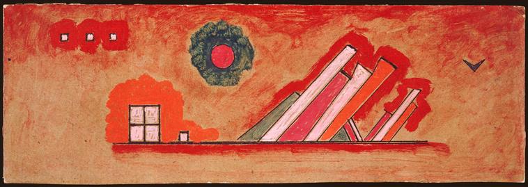 Reproduction du tableau « Sans titre - Vassily Kandinsky » par Alpha Reproduction en peinture à l’huile