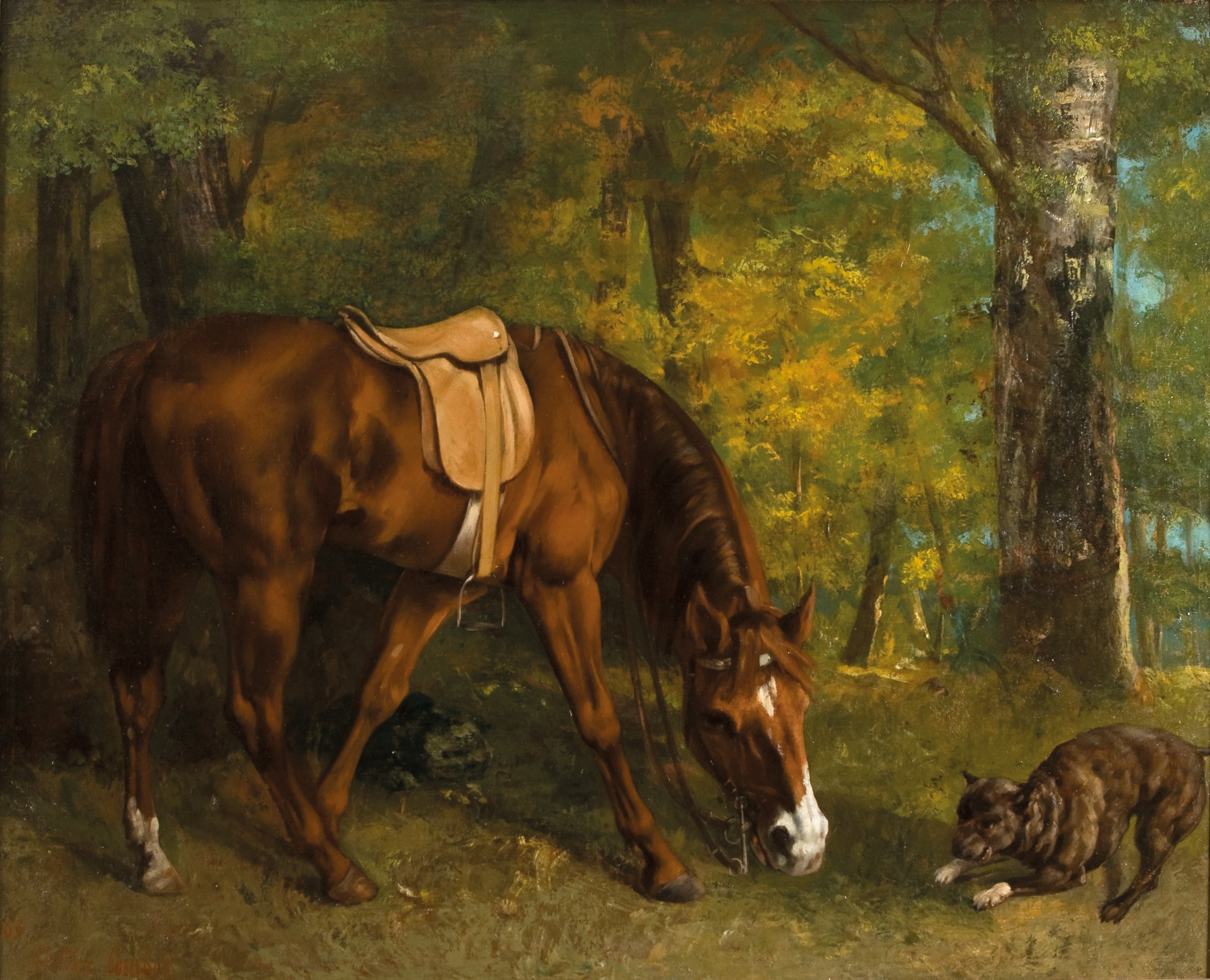La Chasse au renard - Gustave Courbet