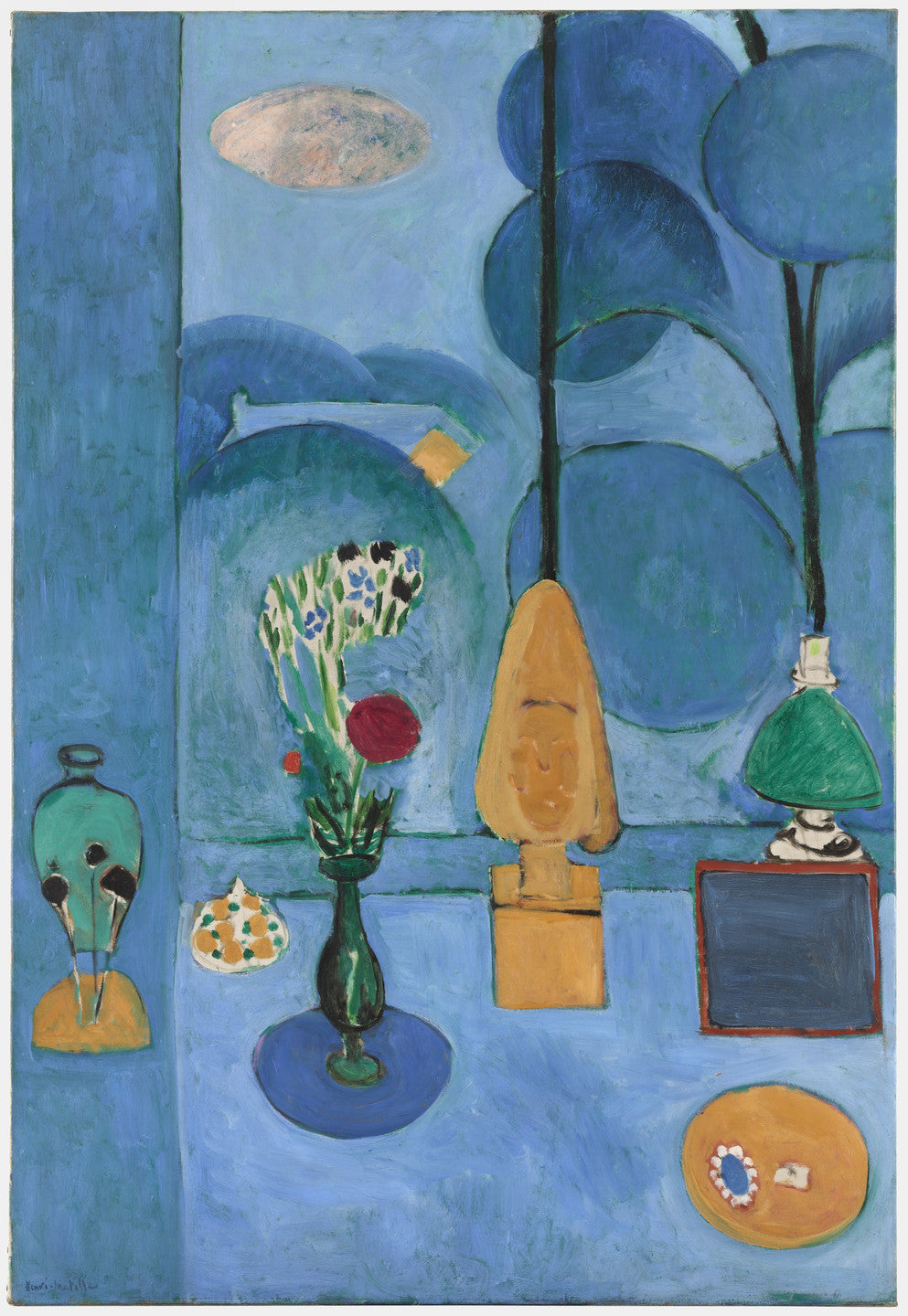 Reproduction du tableau « La Fenêtre bleue - Henri Matisse » par Alpha Reproduction en peinture à l’huile