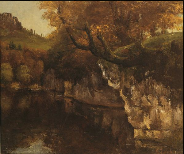 La Loue à la Scey-en-Varais - Gustave Courbet