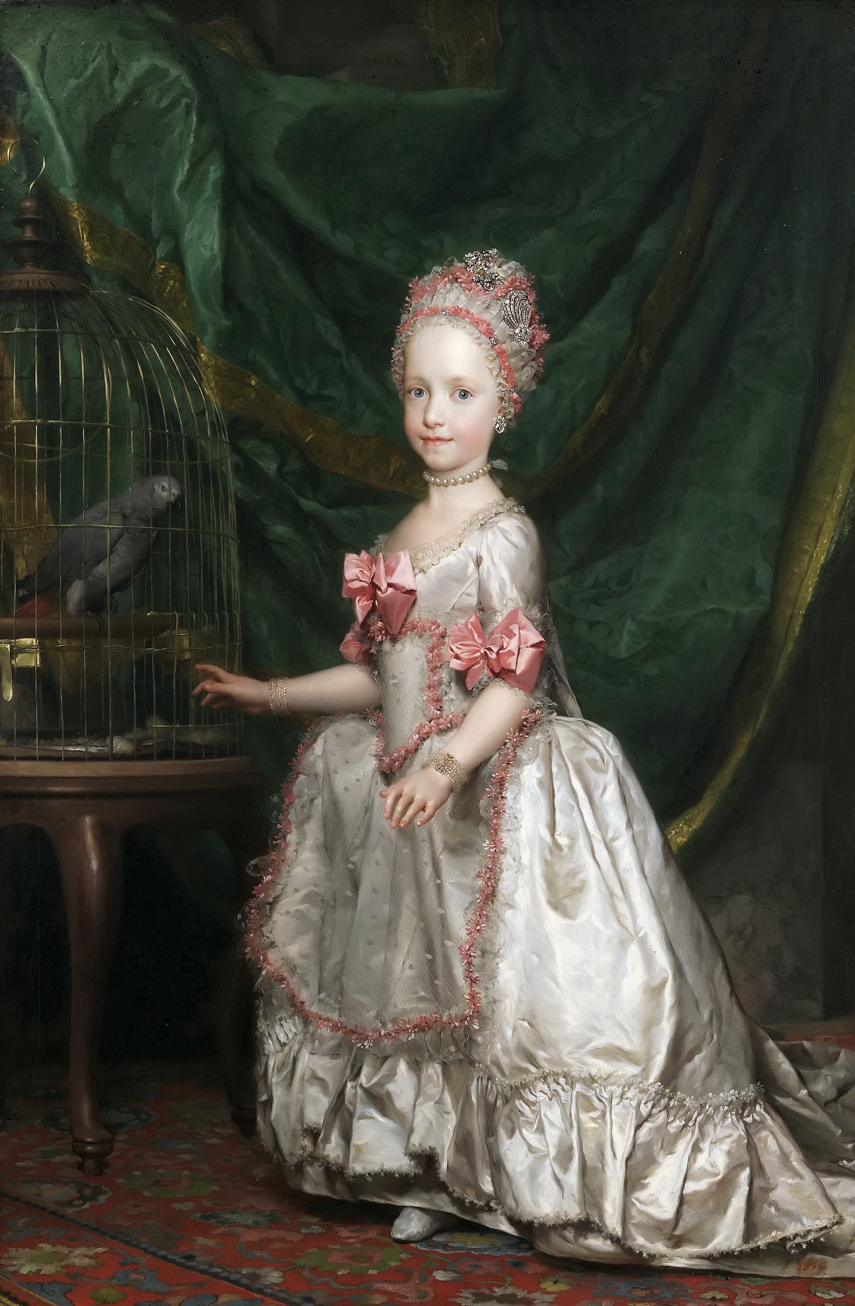 L'archiduchesse Maria Teresa d'Autriche - Anton Raphael Mengs