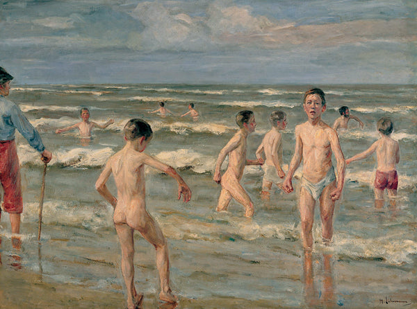 Yüzen Çocuklar - Max Liebermann