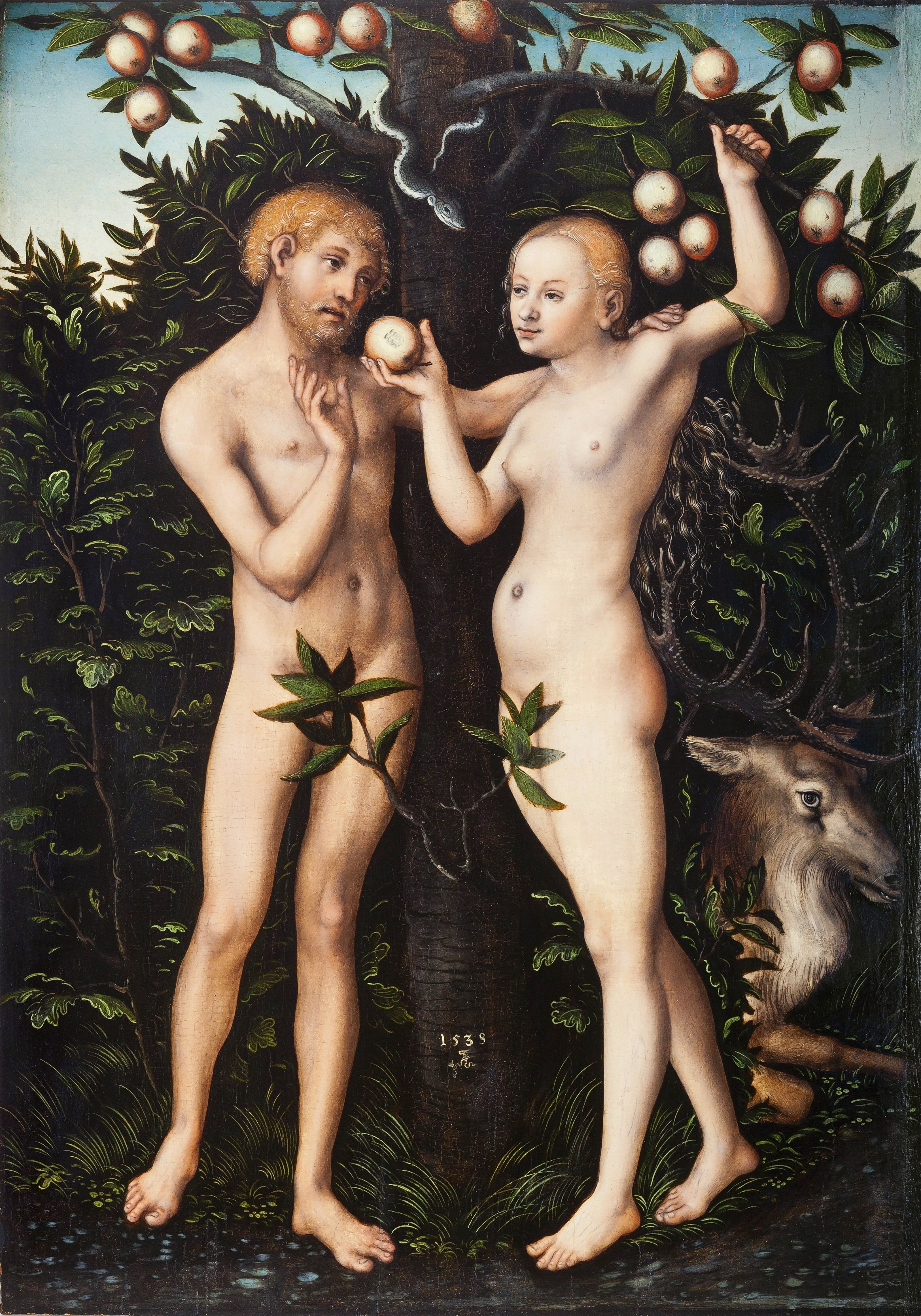 Adam et Ève - Lucas Cranach the Elder