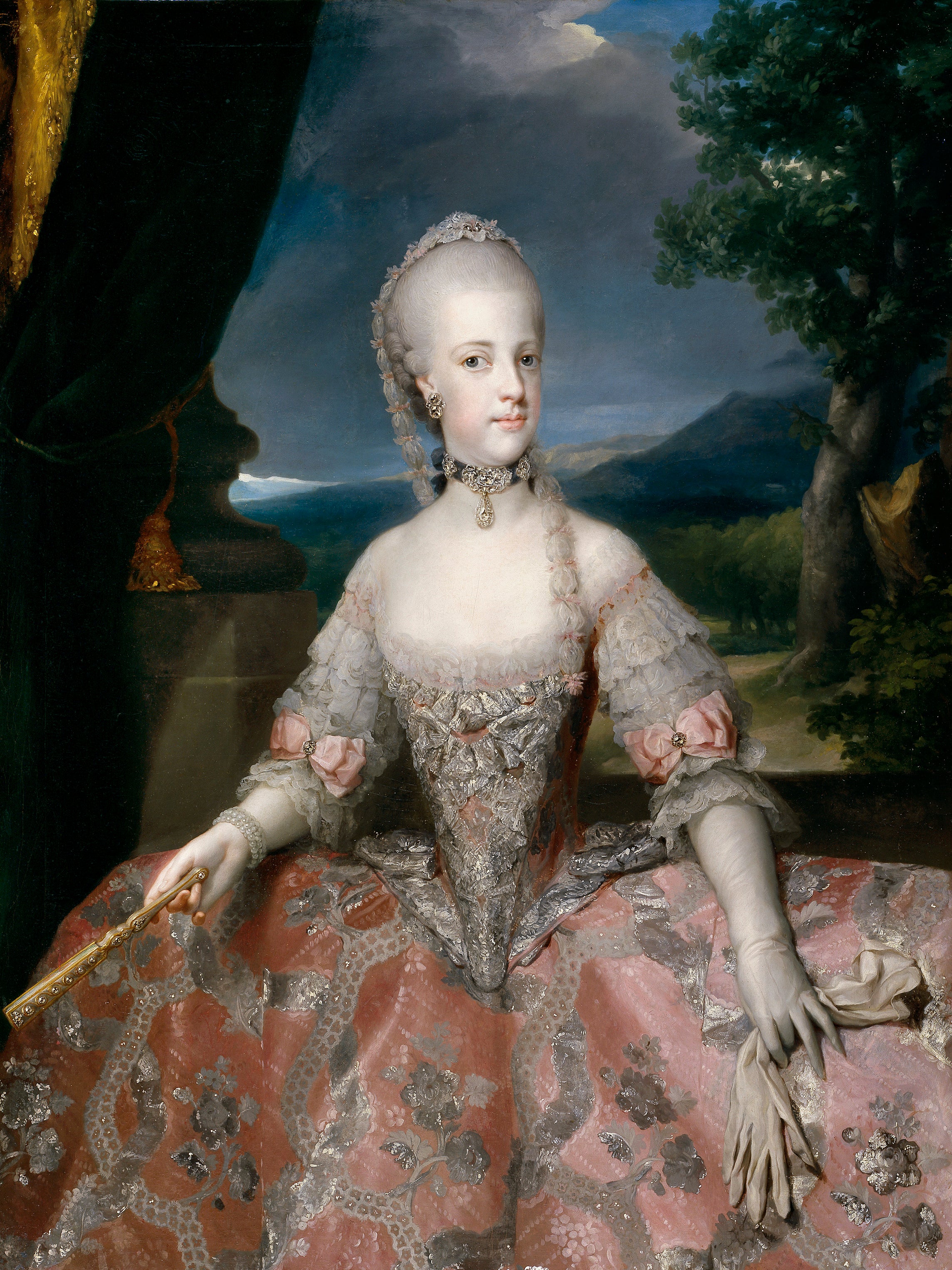 Marie-Caroline d'Autriche, reine de Naples - Anton Raphael Mengs