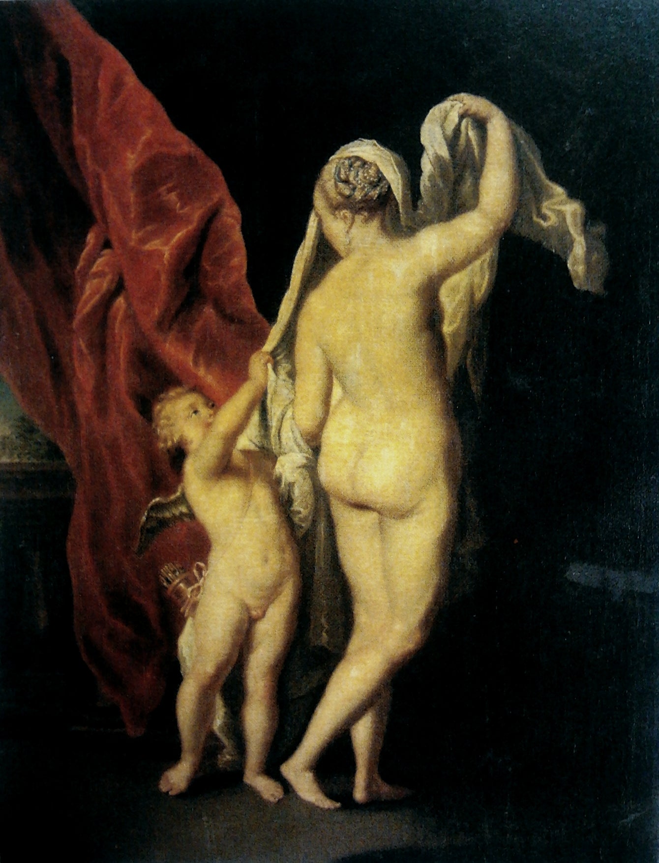 Vénus et Cupidon. - Anton Raphael Mengs