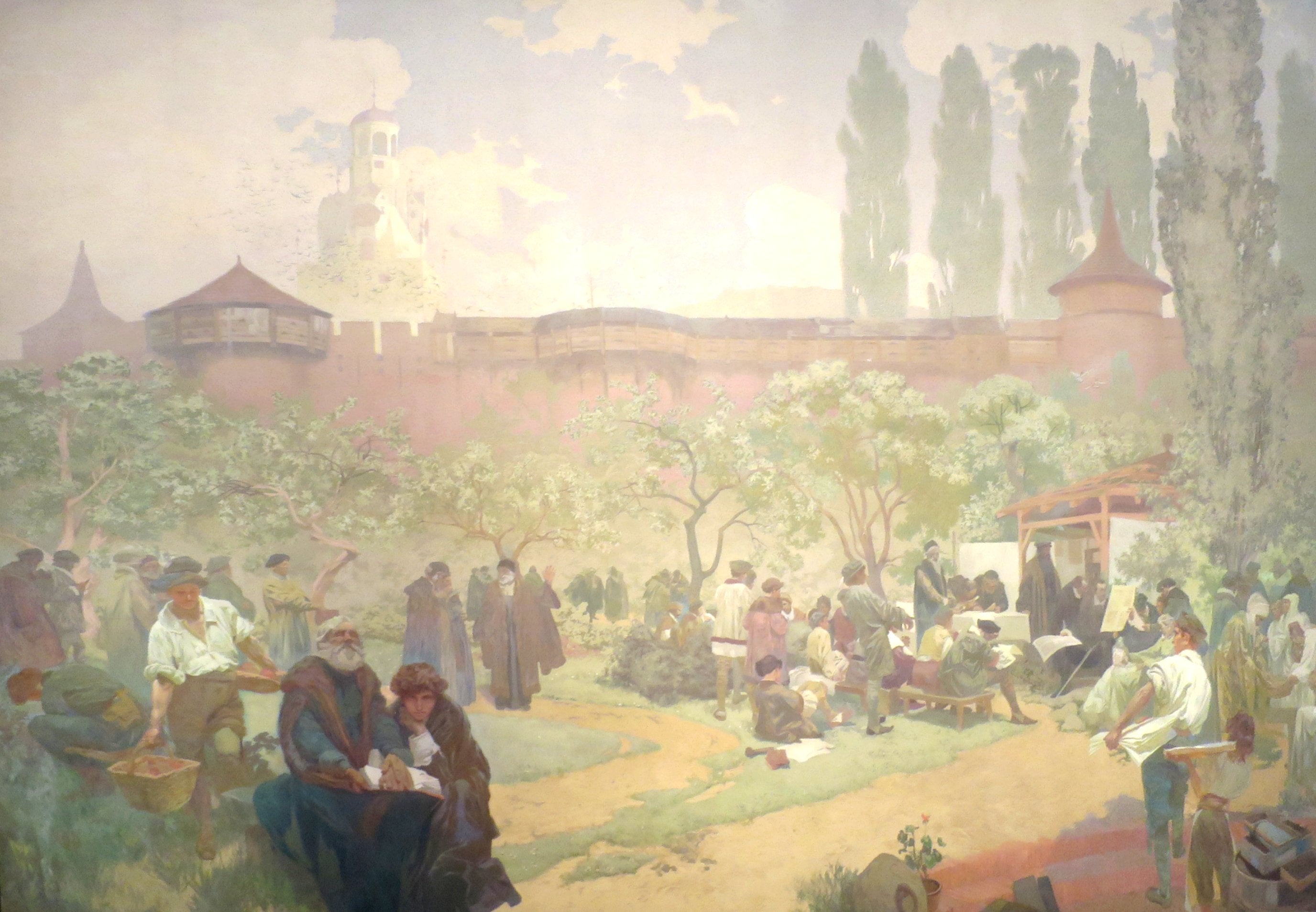 Ivančice'deki Kardeşlik Okulu - Alphonse Mucha