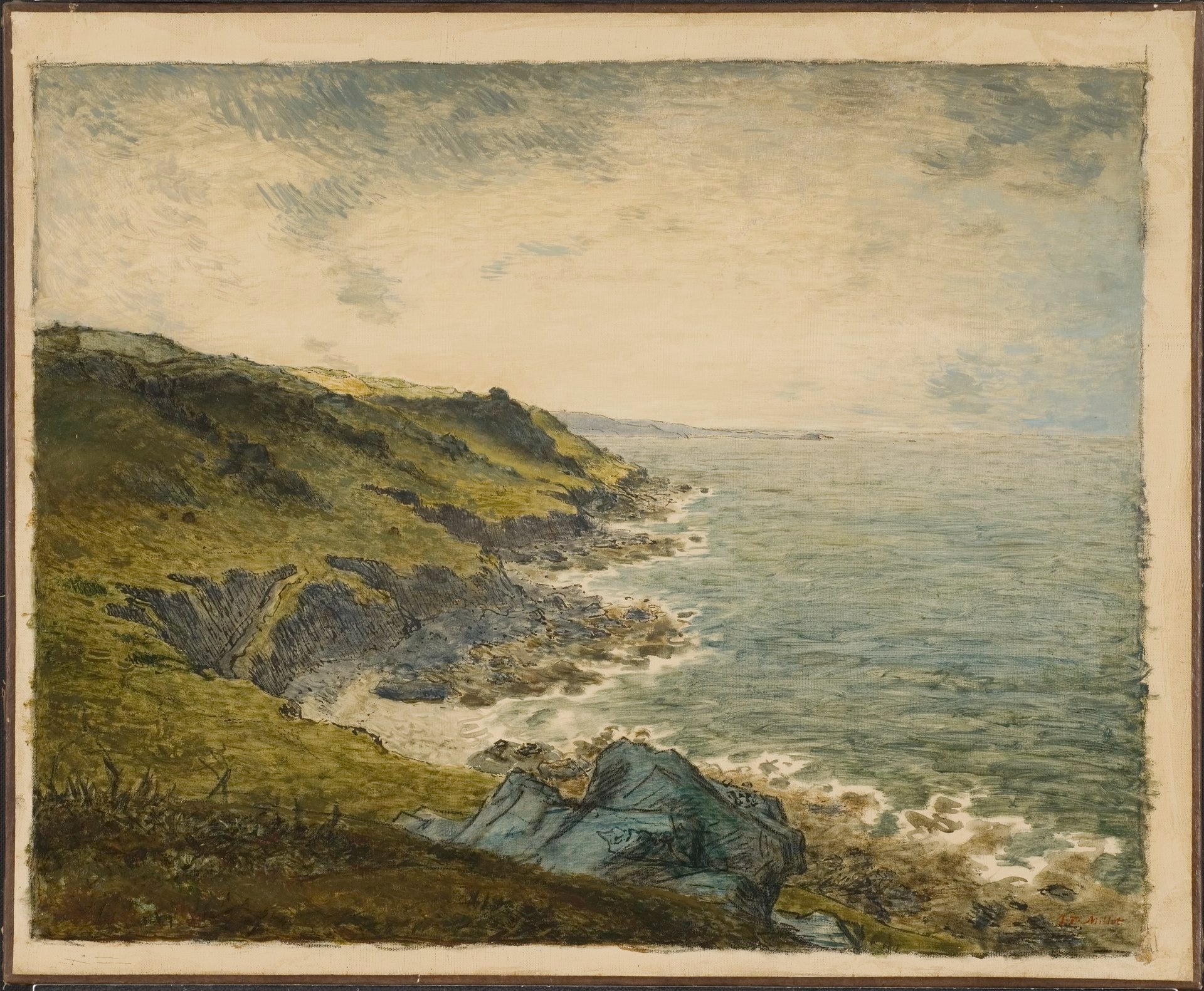La Côte à Gréville - Jean-François Millet