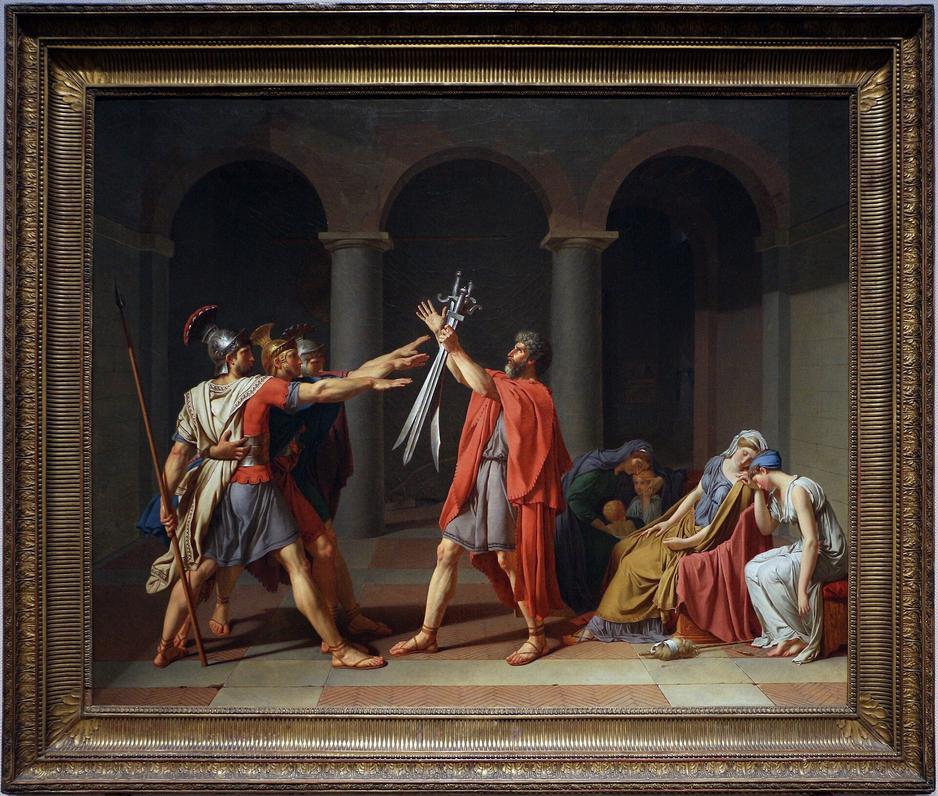 Horatiusların Yeminı - Jacques-Louis David
