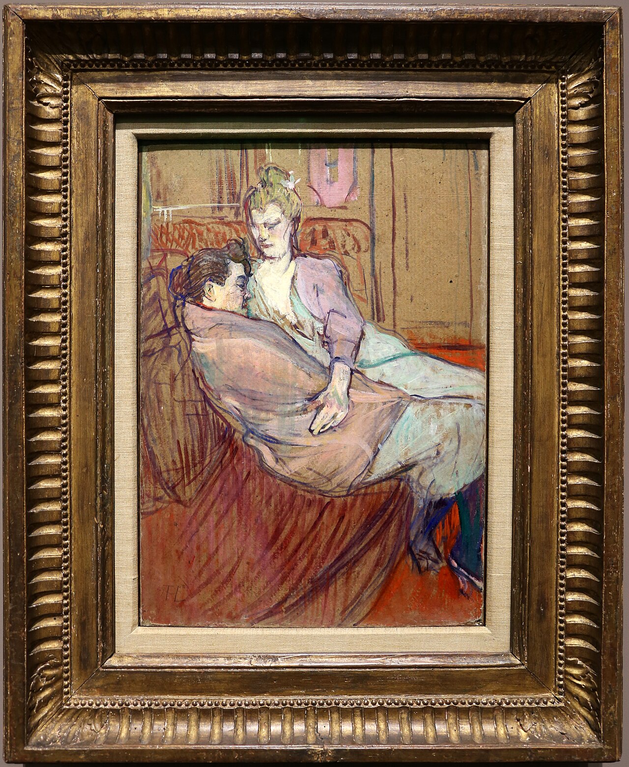 İki Arkadaş - Henri de Toulouse-Lautrec