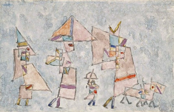 Doğu'da Yürüyüş (Spazier Gang im Orient) - Paul Klee