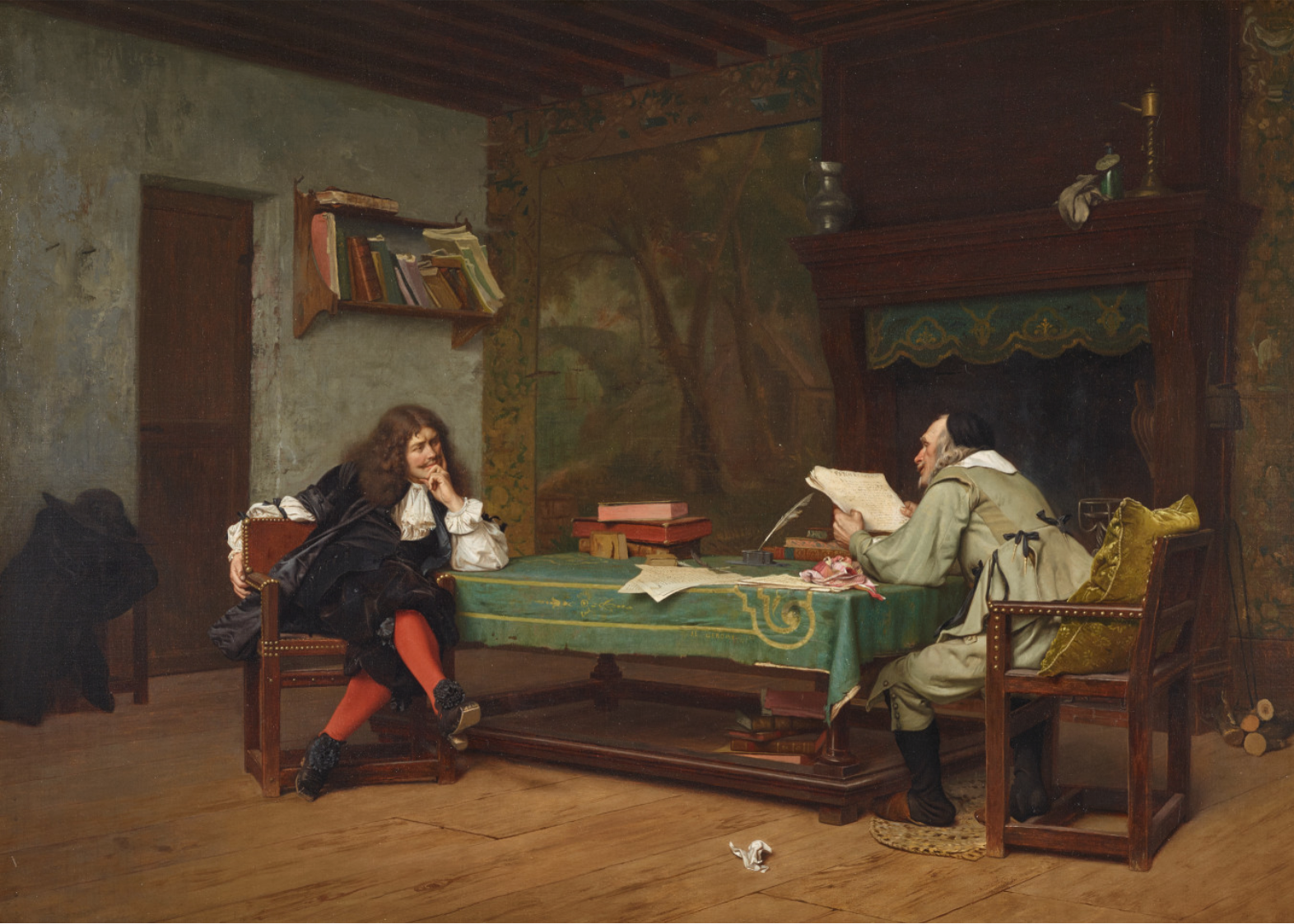 Bir işbirliği (Molière ve Corneille - Jean-Léon Gérôme