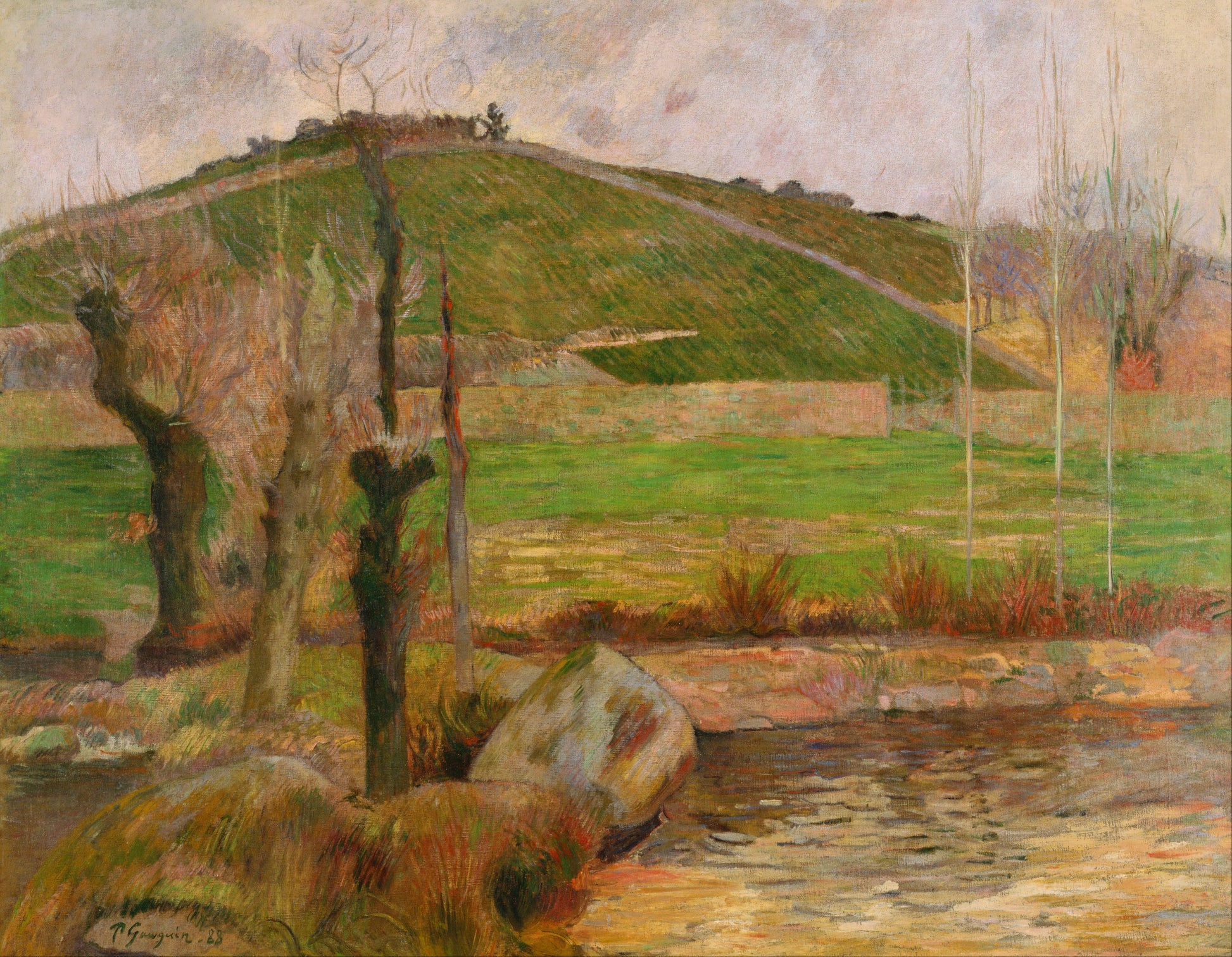 Mont Sainte-Marguerite'in Altındaki Aven - Paul Gauguin
