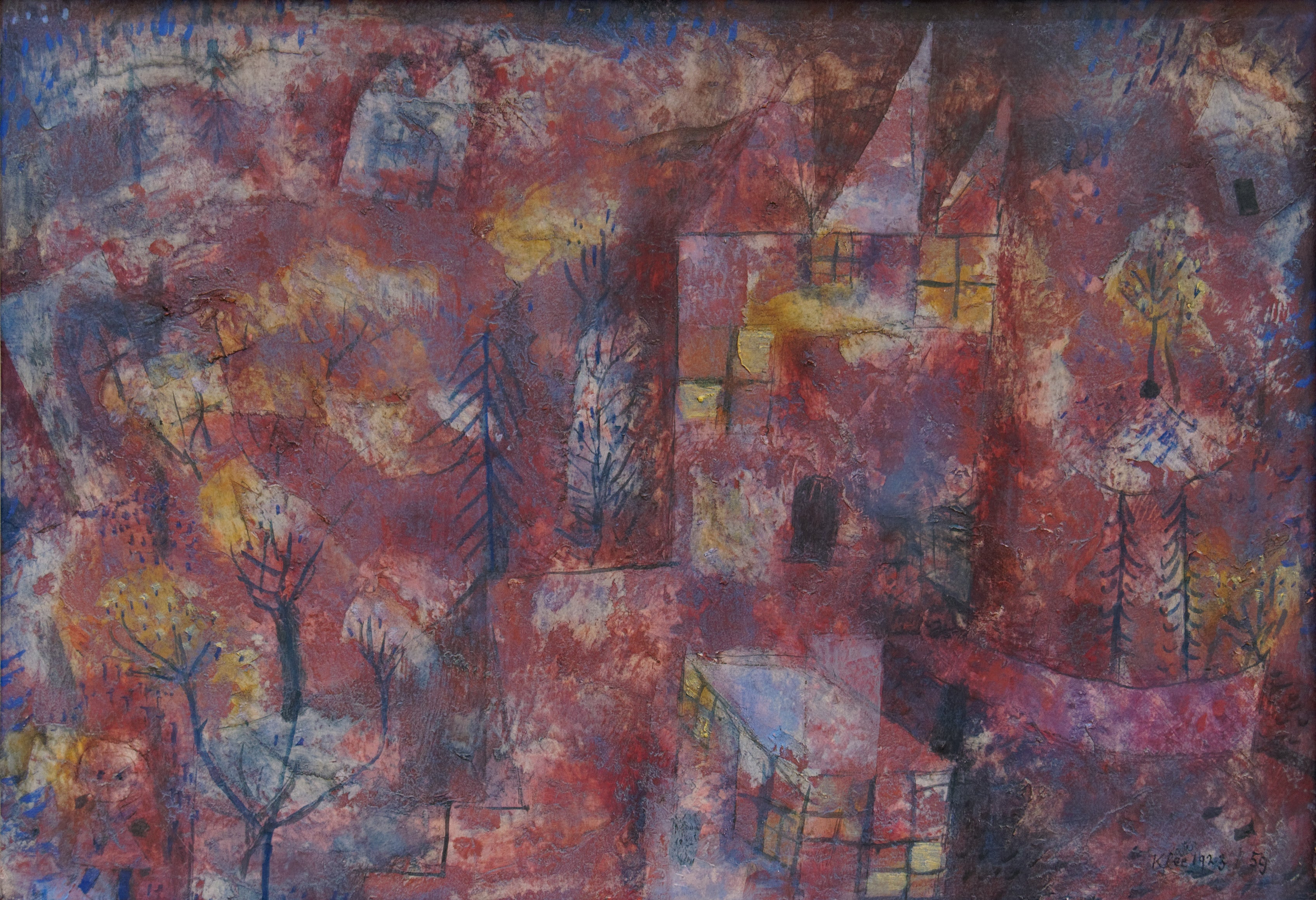 çocuklu manzara - Paul Klee