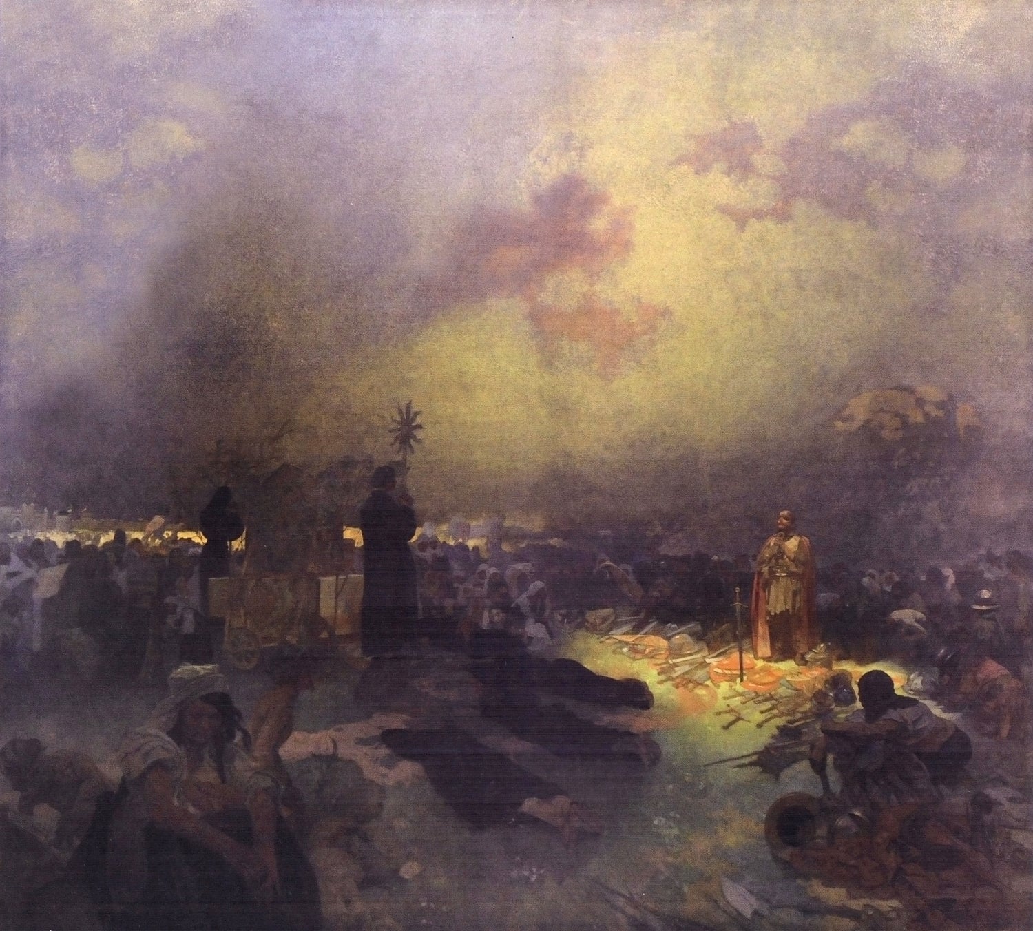 Vitkov Tepesi Savaşı'ndan Sonra - Alphonse Mucha