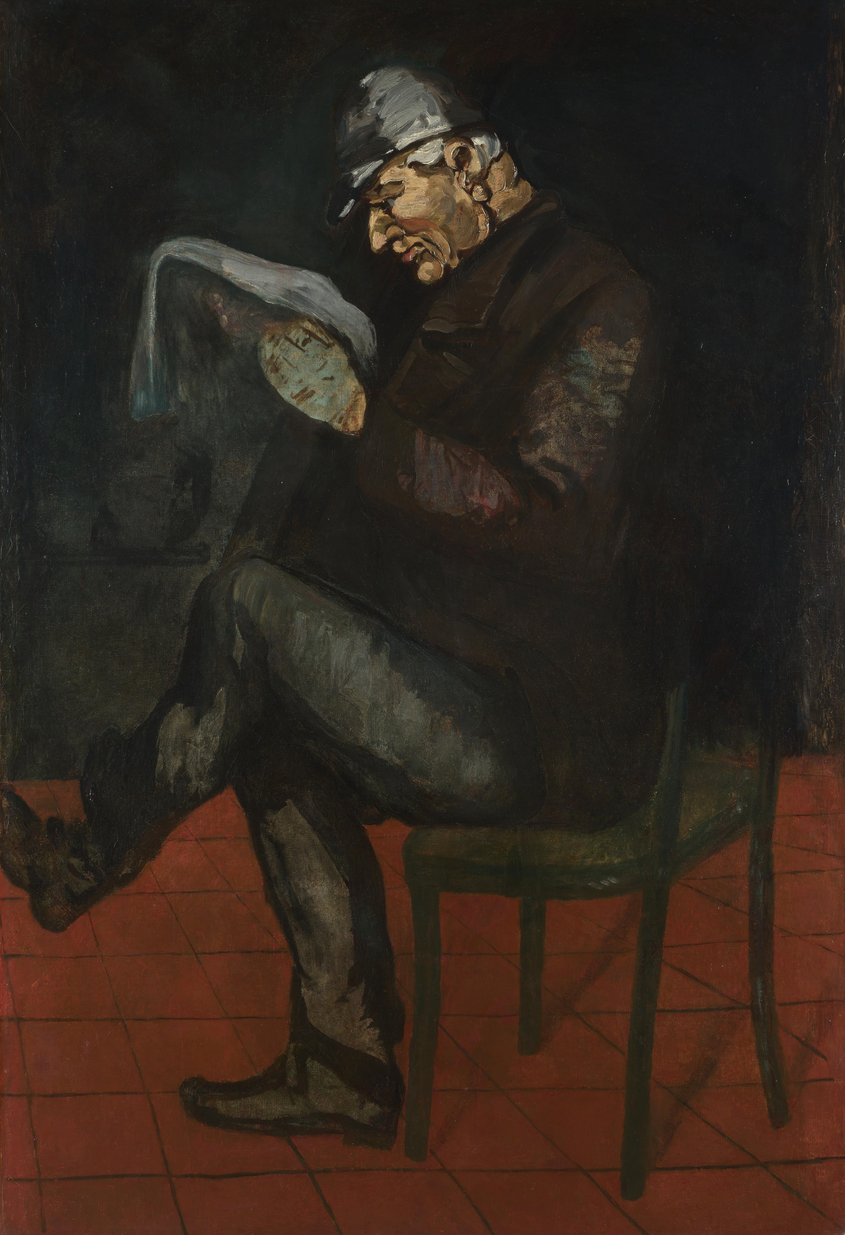 Reproduction du tableau « Louis-Auguste Cézanne, père de l'artiste - Paul Cézanne » par Alpha Reproduction en peinture à l’huile