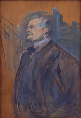 Reproduction du tableau « Portrait de Michel Manzi - Henri de Toulouse-Lautrec » par Alpha Reproduction en peinture à l’huile