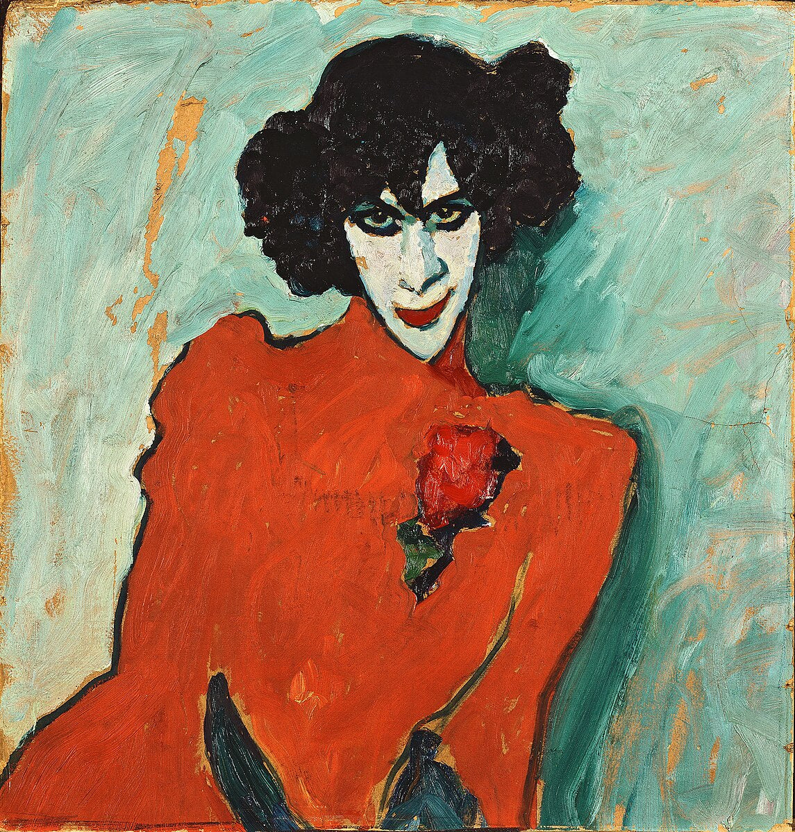 Portrait du danseur Alexander Sacharoff, - Alexej von Jawlensky