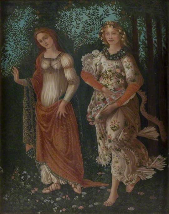 Botticelli'nin "Bahar" Detayı - Sandro Botticelli