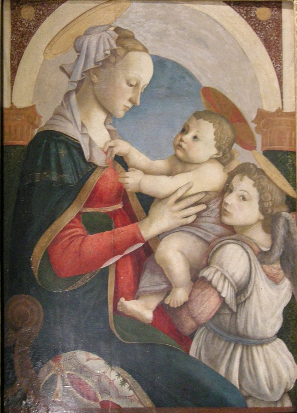 Çocuklu Meryem ve Bir Melek - Sandro Botticelli