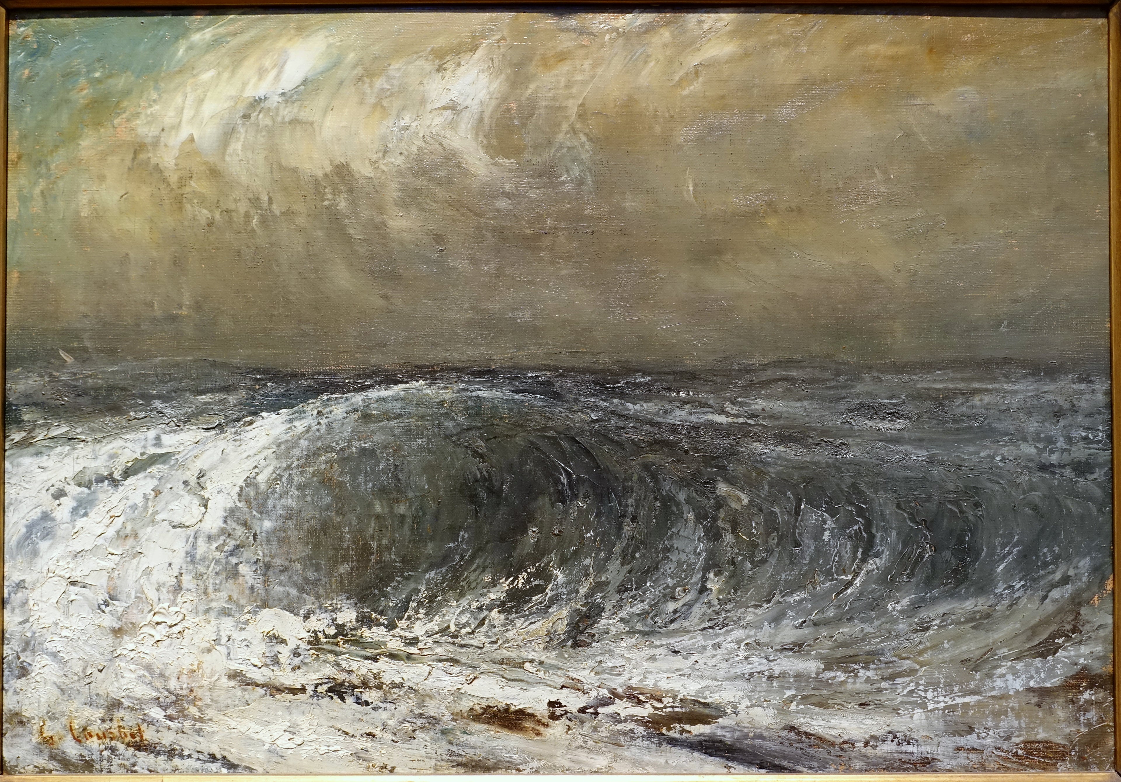 Mer agitée - Gustave Courbet