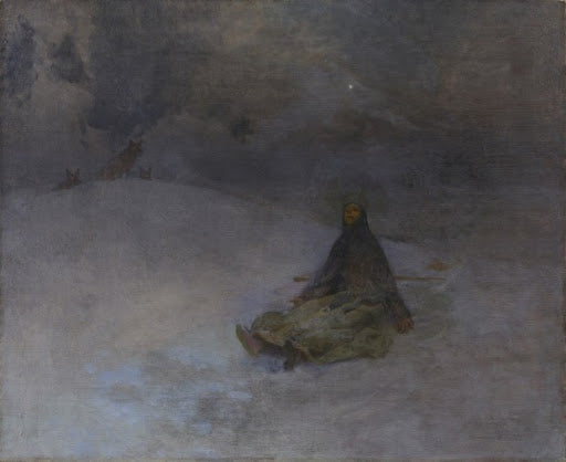 Çöl 2'de Kadın için Çalışma - Alphonse Mucha